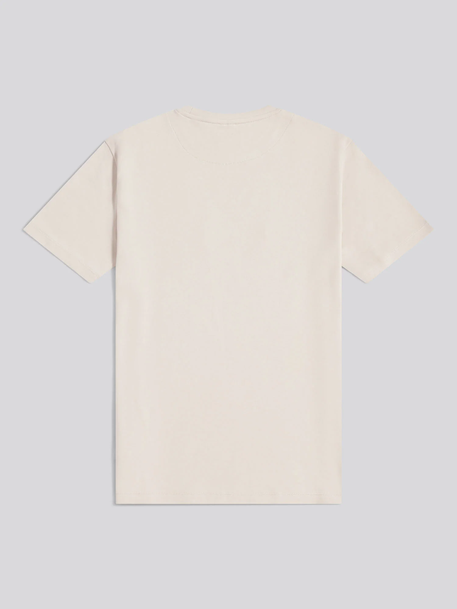 Mens Arch Script Graphic T-Shirt Beige - Image 6