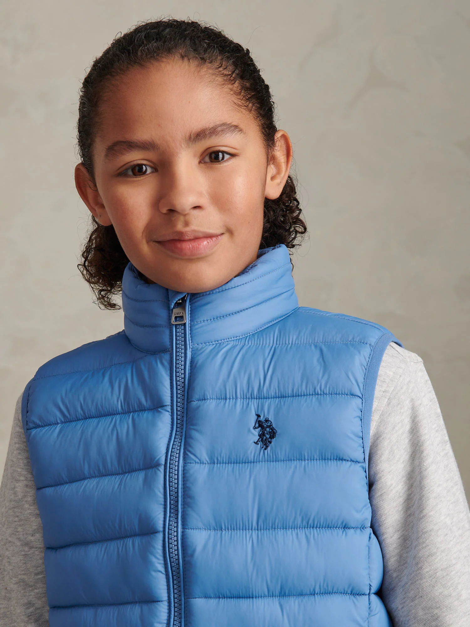 Boys Lightweight Quilted Gilet Riviera - Image 2