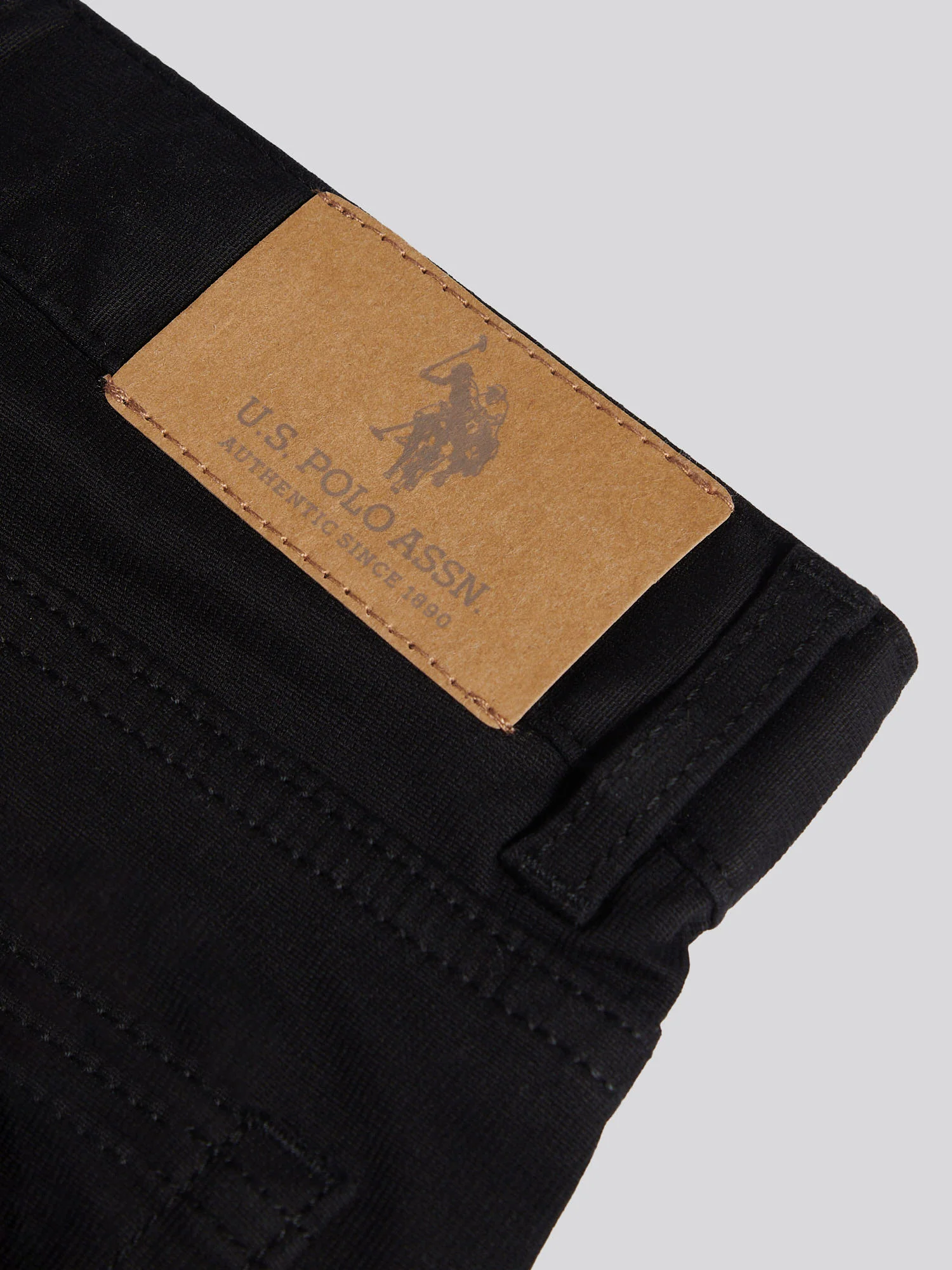 Boys Bedford Cord 5 Pocket Trouser in Black - Image 9