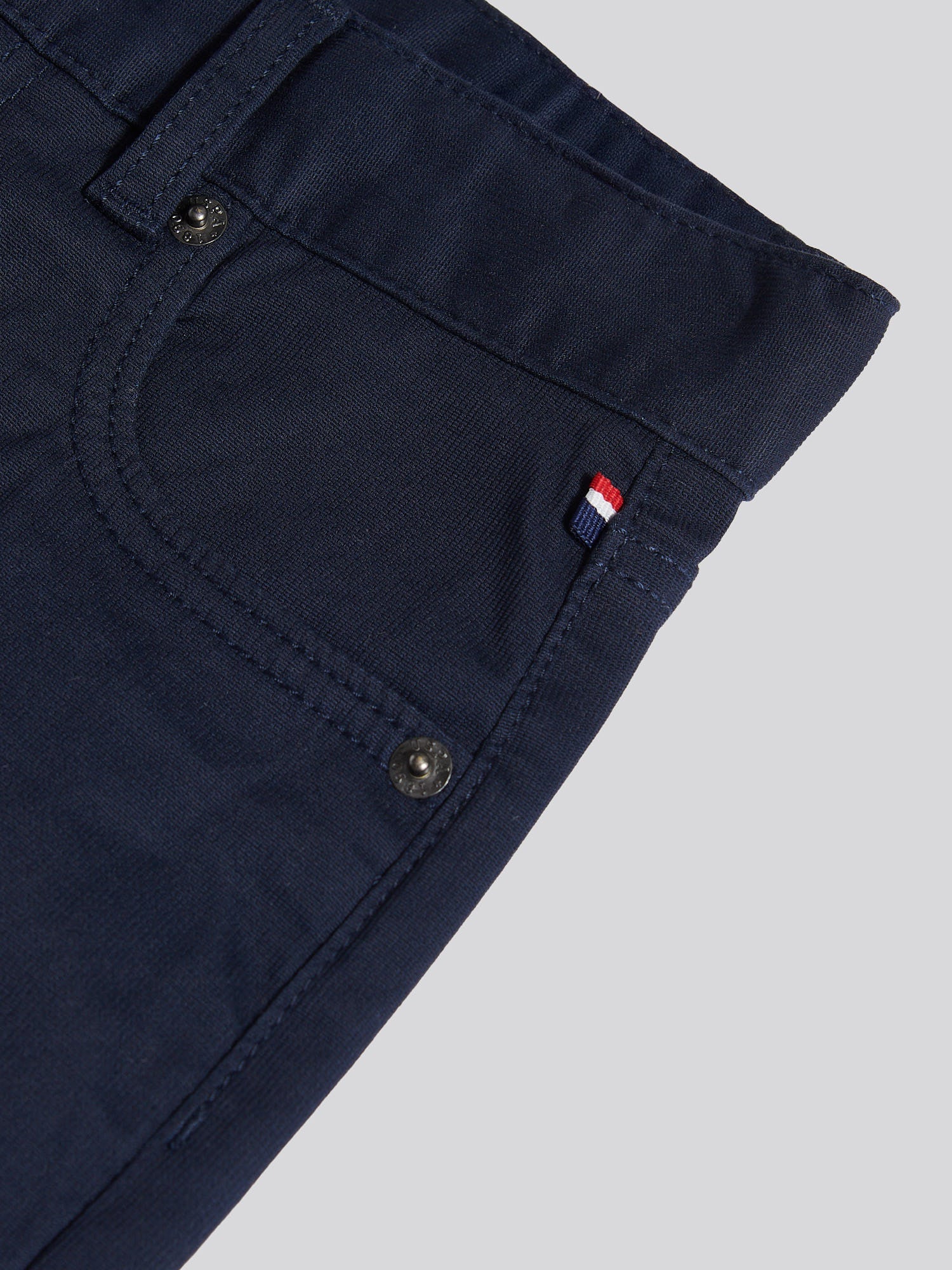 Boys Bedford Cord 5 Pocket Trouser in Dark Sapphire Navy - Image 9