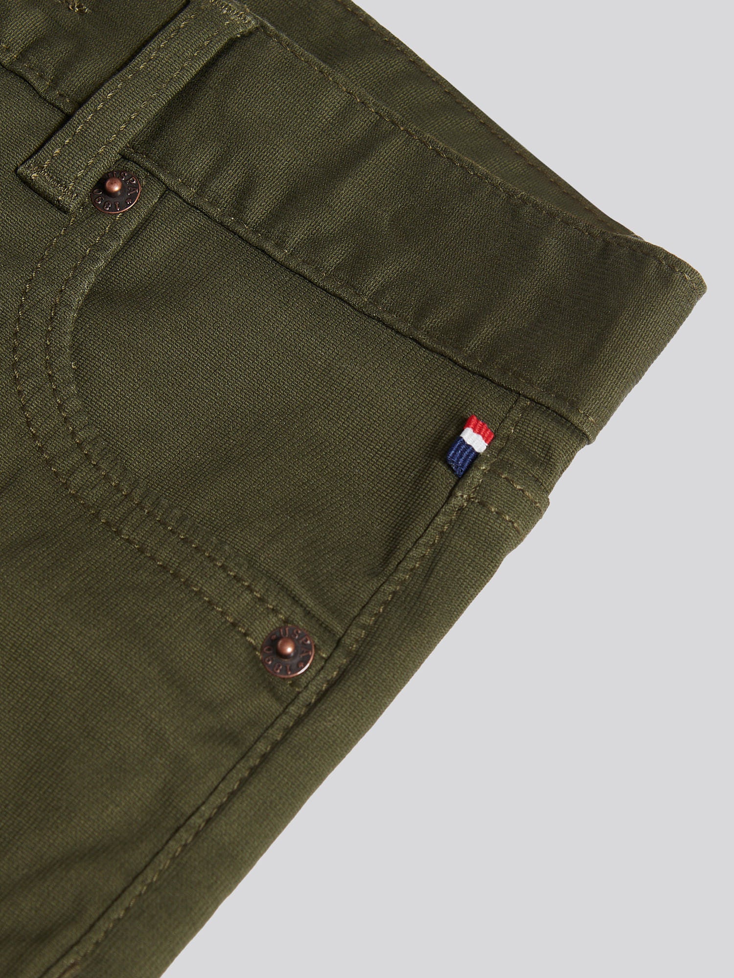 Boys Bedford Cord 5 Pocket Trouser in Forest Night - Image 10