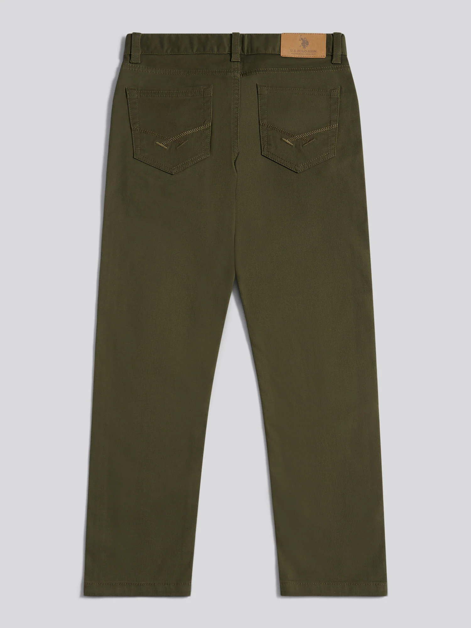 Boys Bedford Cord 5 Pocket Trouser in Forest Night - Image 8