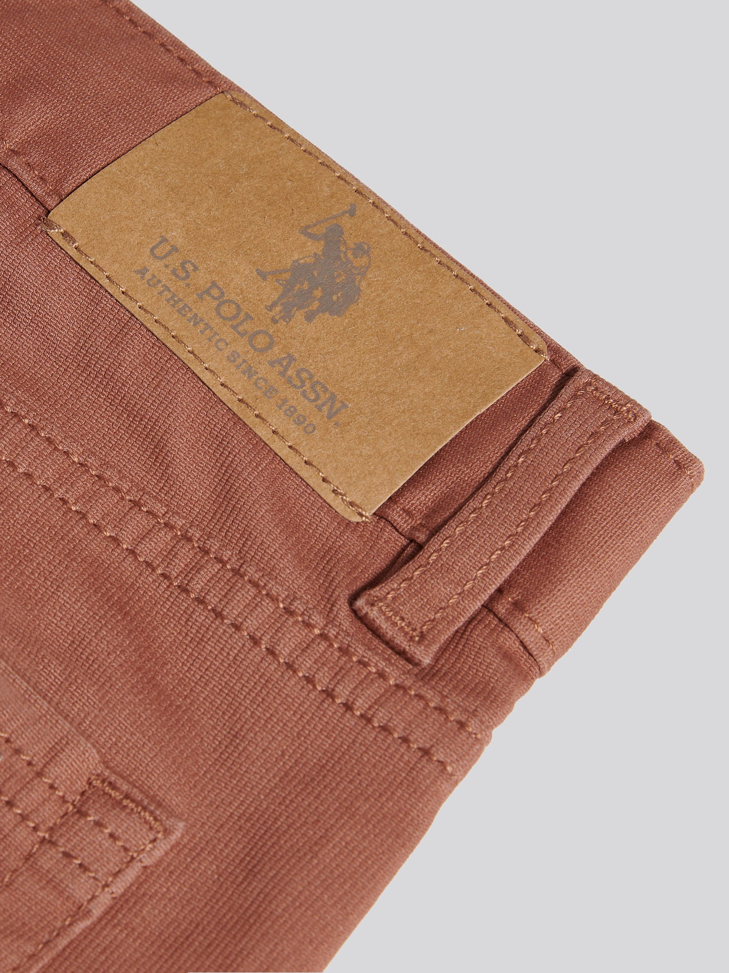 Boys Bedford Cord 5 Pocket Trouser in Rawhide - Image 11