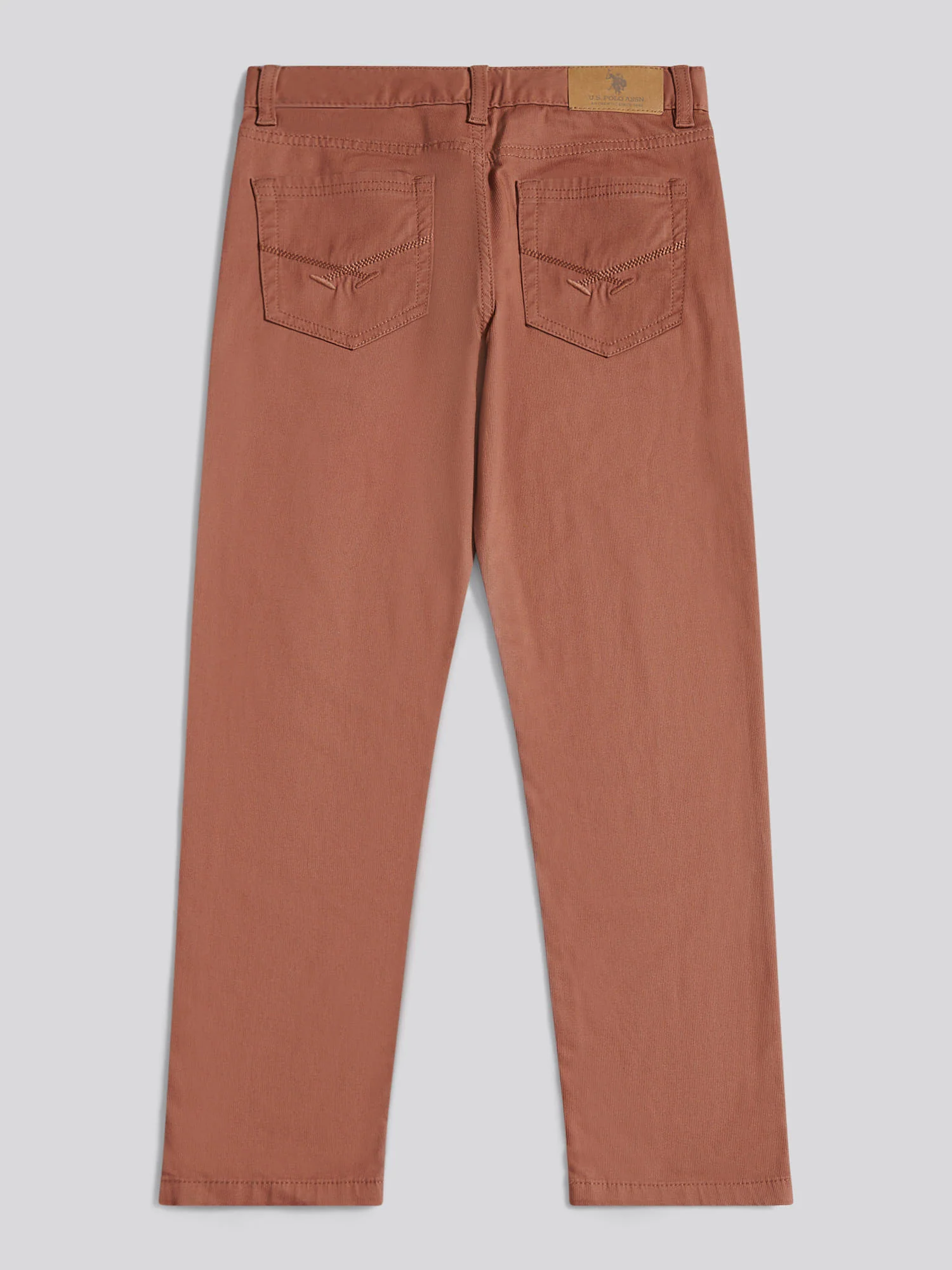 Boys Bedford Cord 5 Pocket Trouser in Rawhide - Image 8