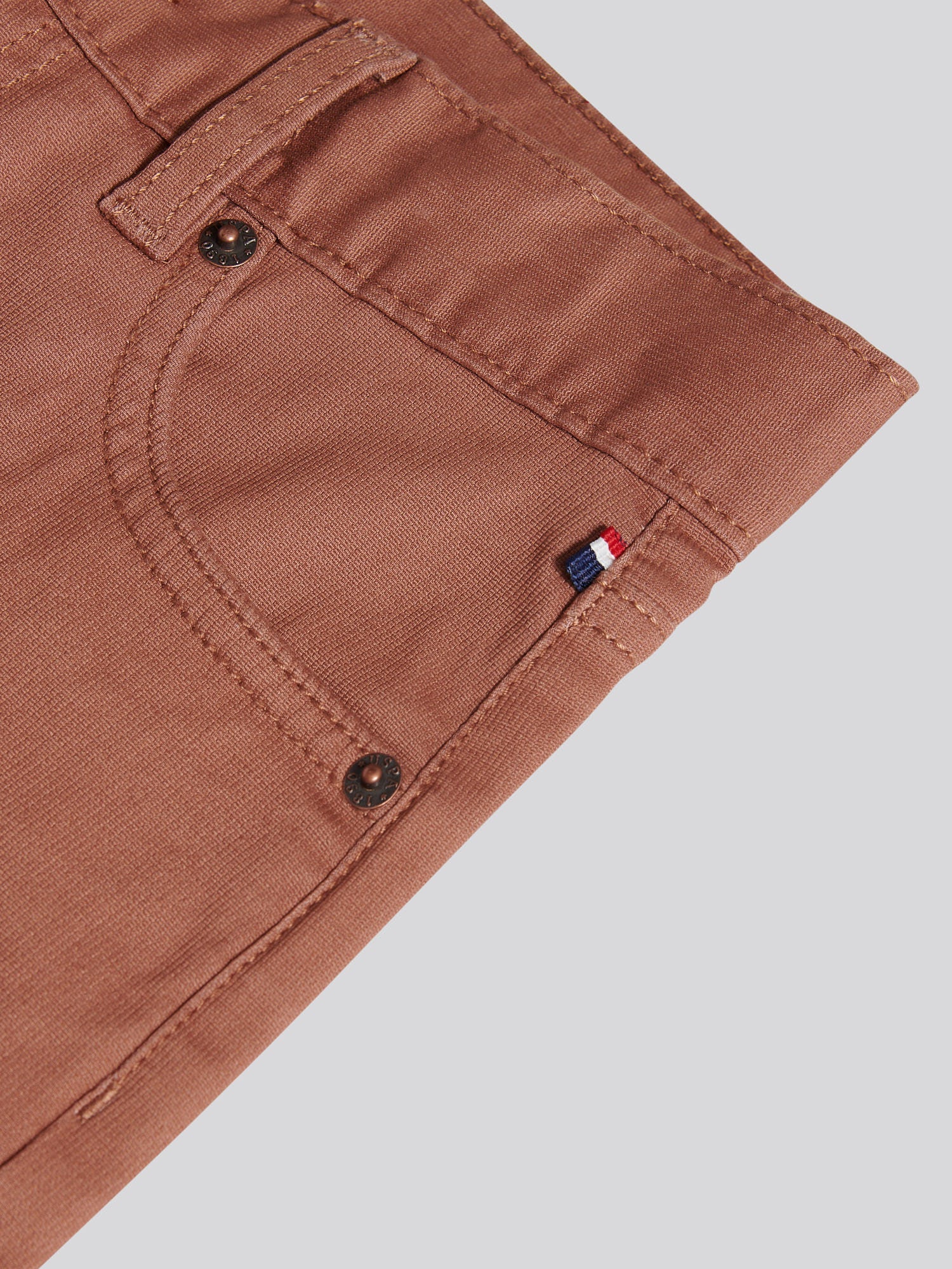 Boys Bedford Cord 5 Pocket Trouser in Rawhide - Image 9