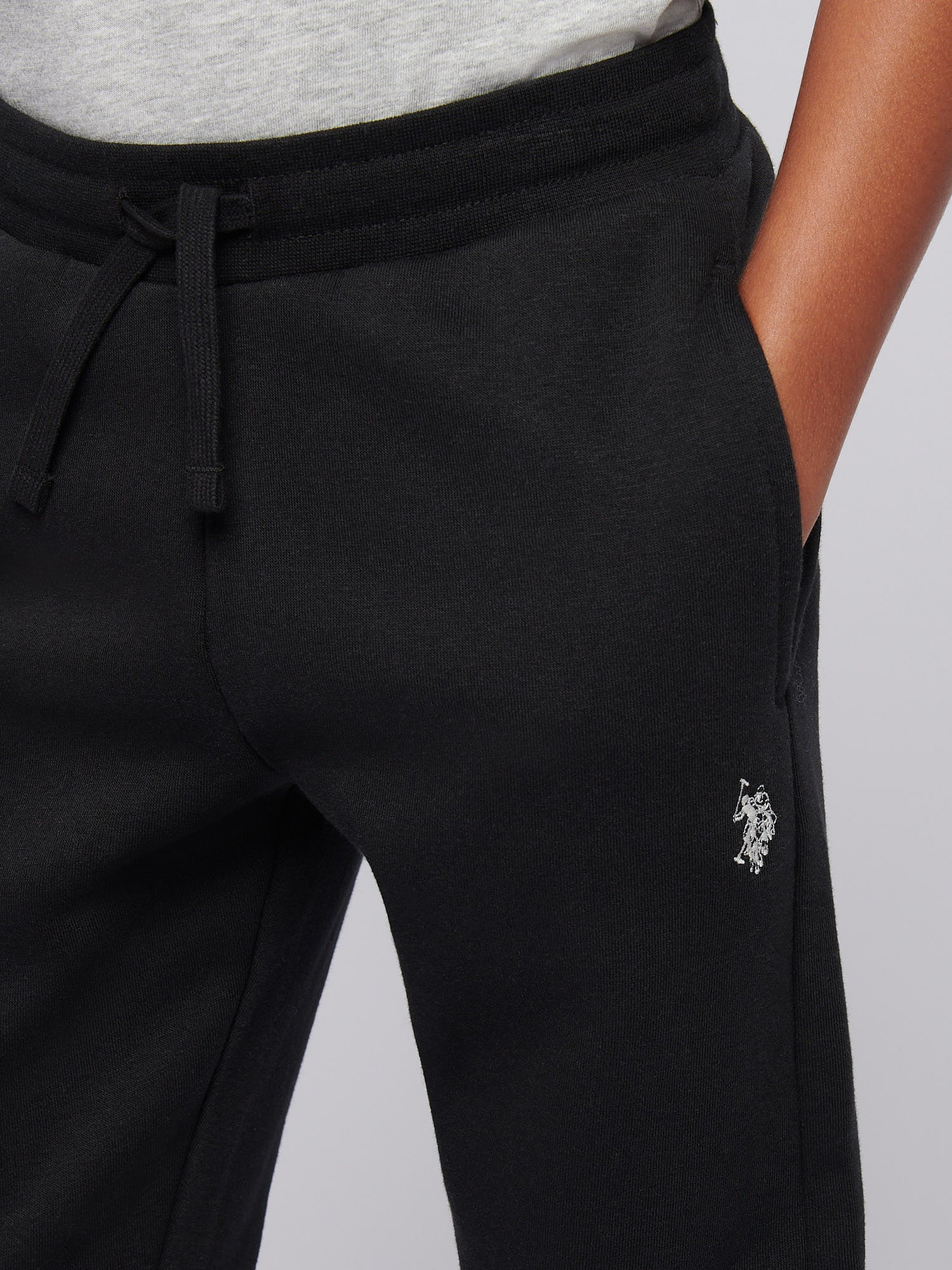 Boys Circle Graphic Hoodie & Jogger Set in Black - Image 6