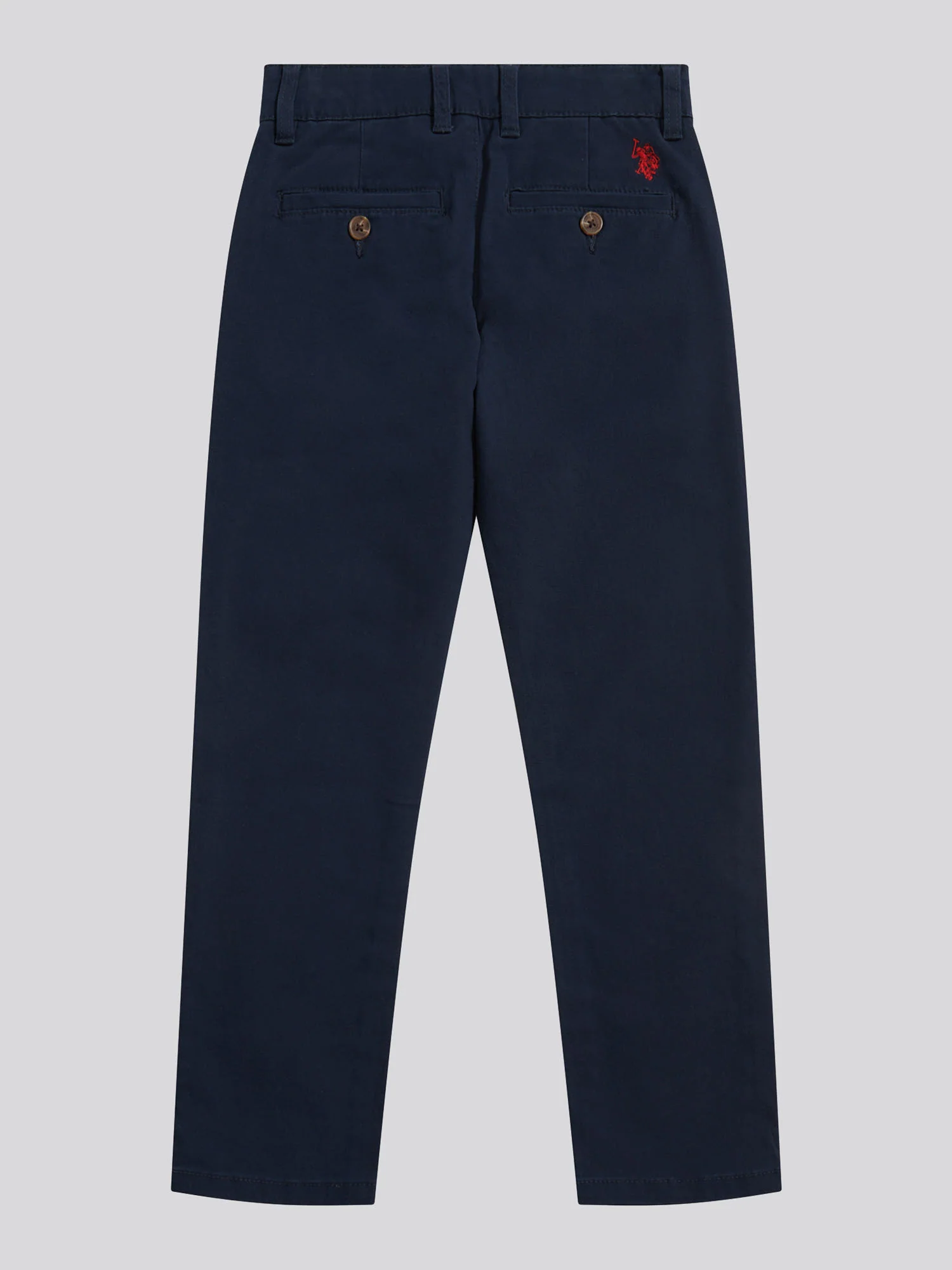 Boys Classic Chino in Dark Sapphire Navy / Haute Red DHM - Image 7