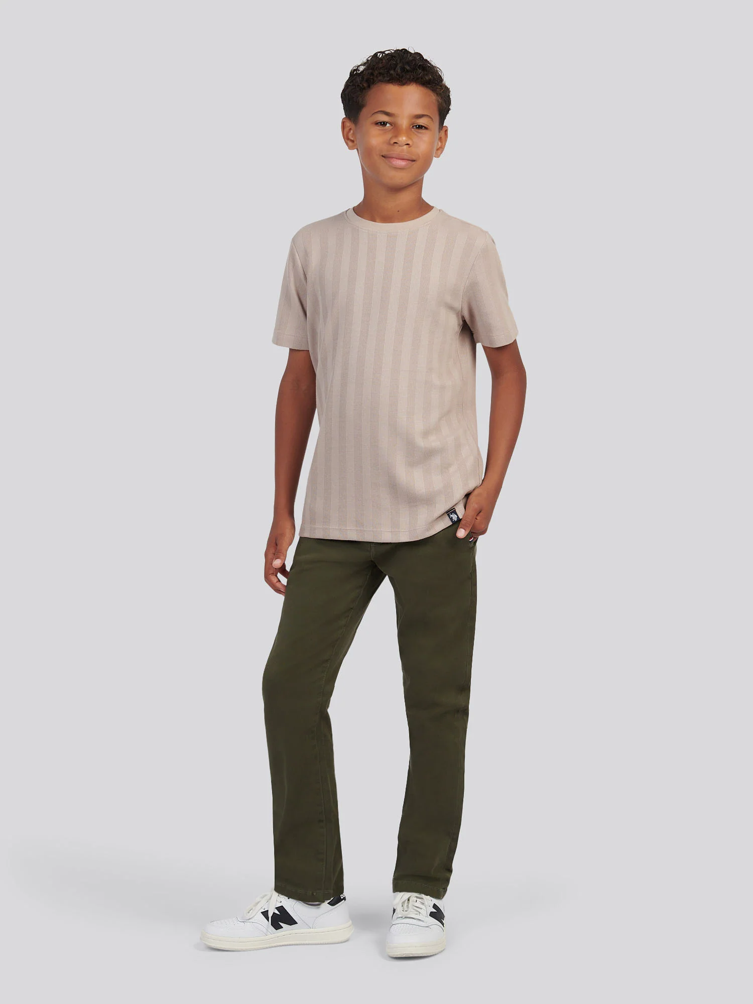 Boys Classic Chino in Forest Night - Image 3