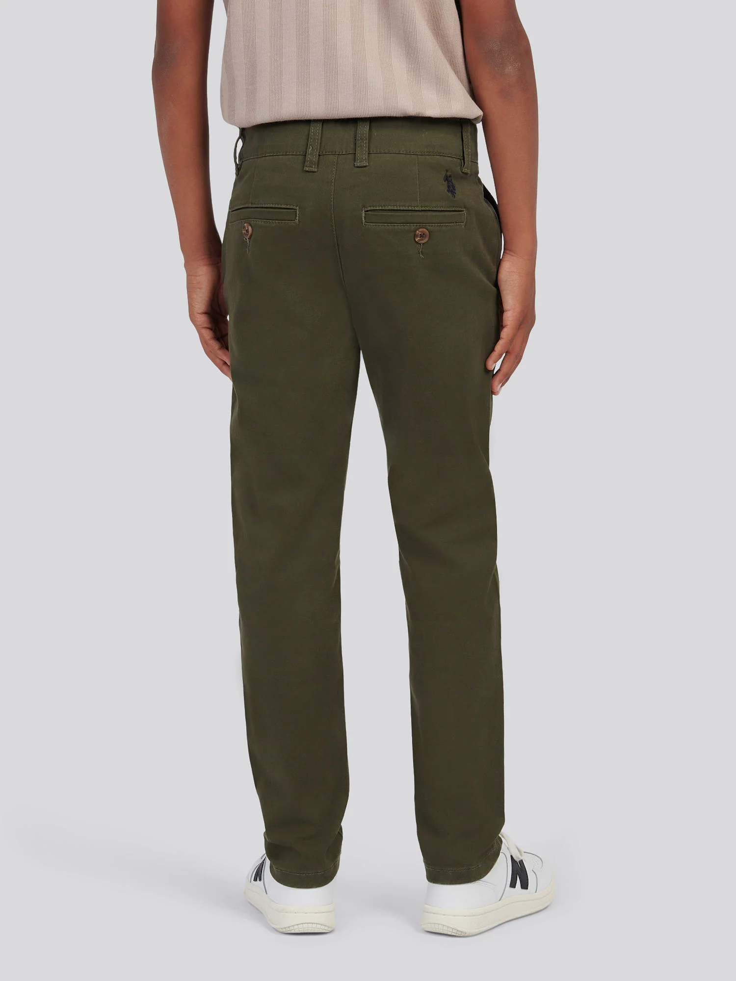 Boys Classic Chino in Forest Night - Image 4