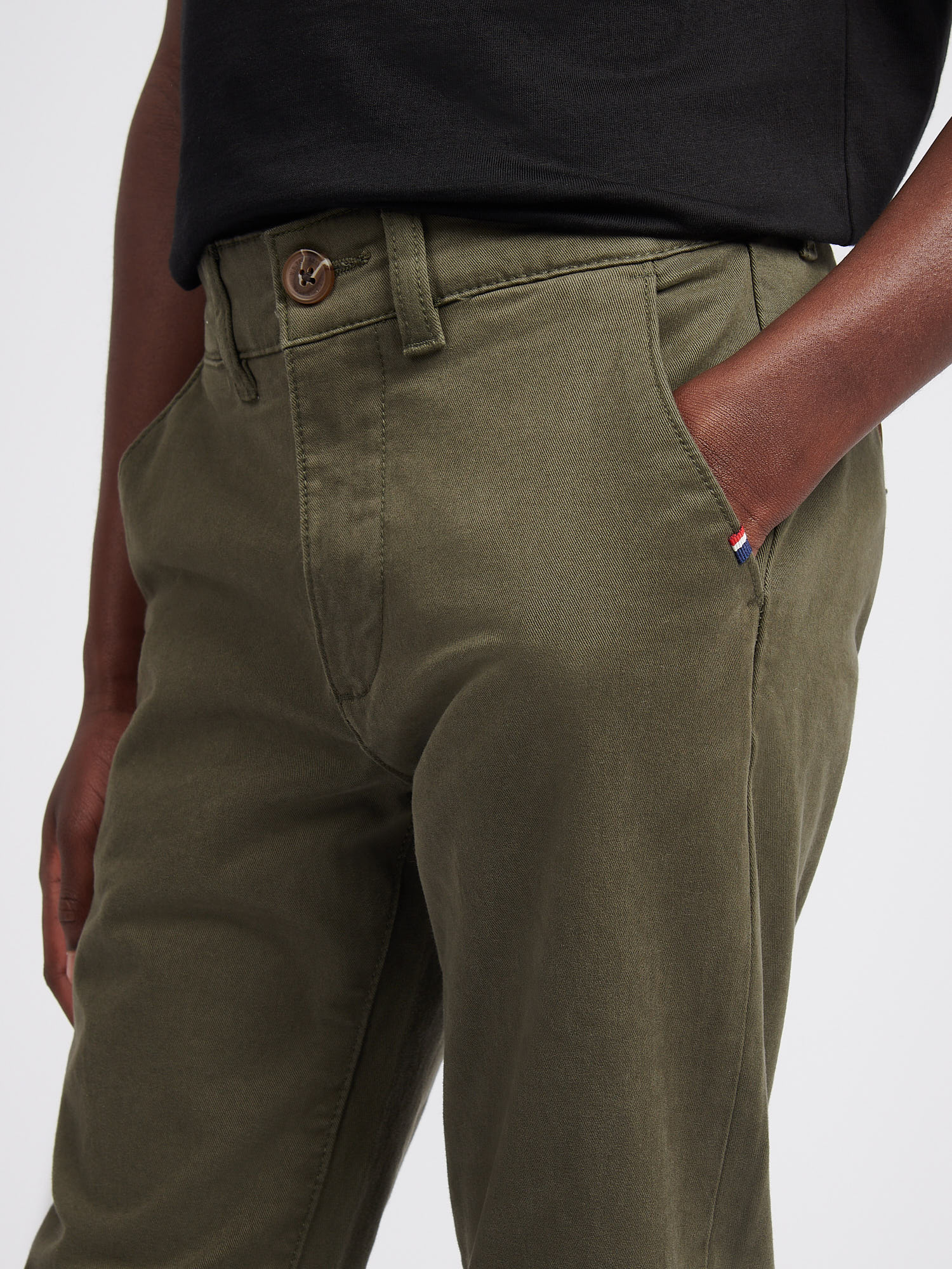 Boys Classic Chino in Forest Night - Image 2