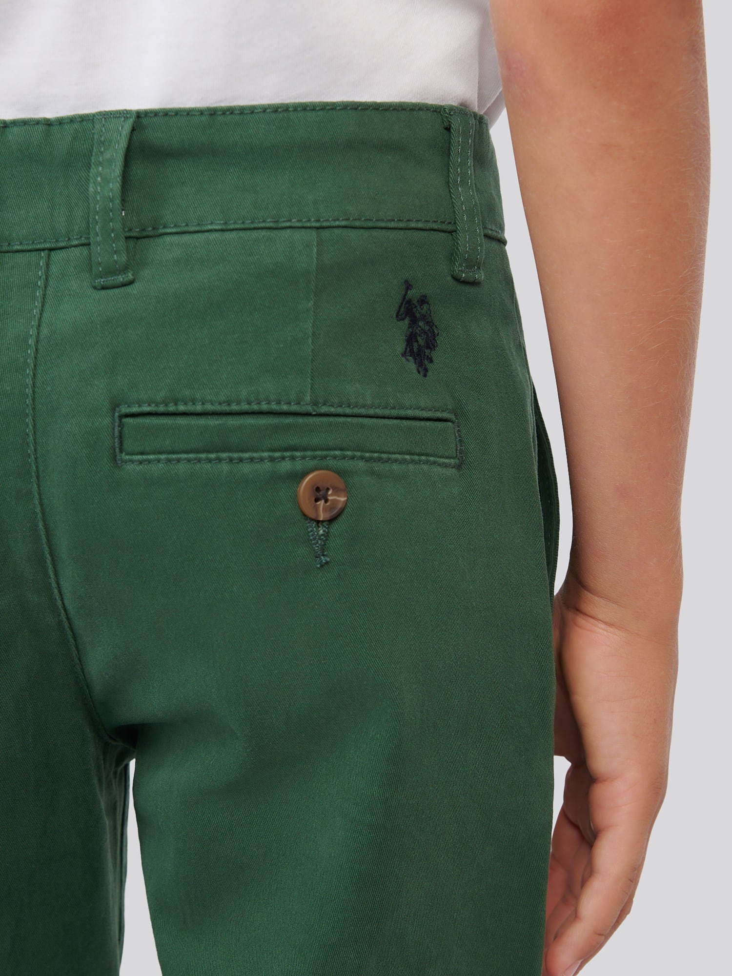 Boys Classic Chino in Pineneedle - Image 2