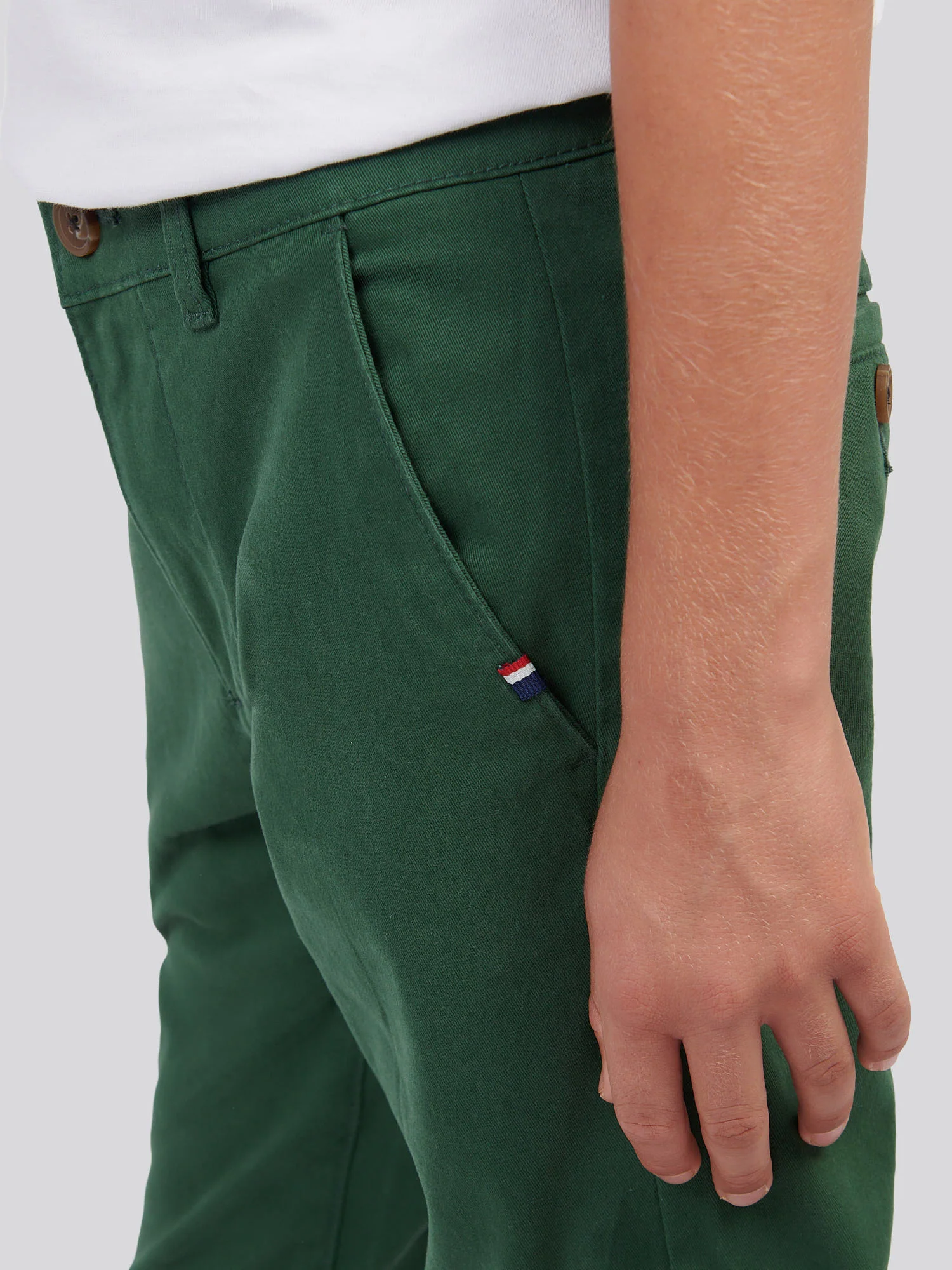 Boys Classic Chino in Pineneedle - Image 5
