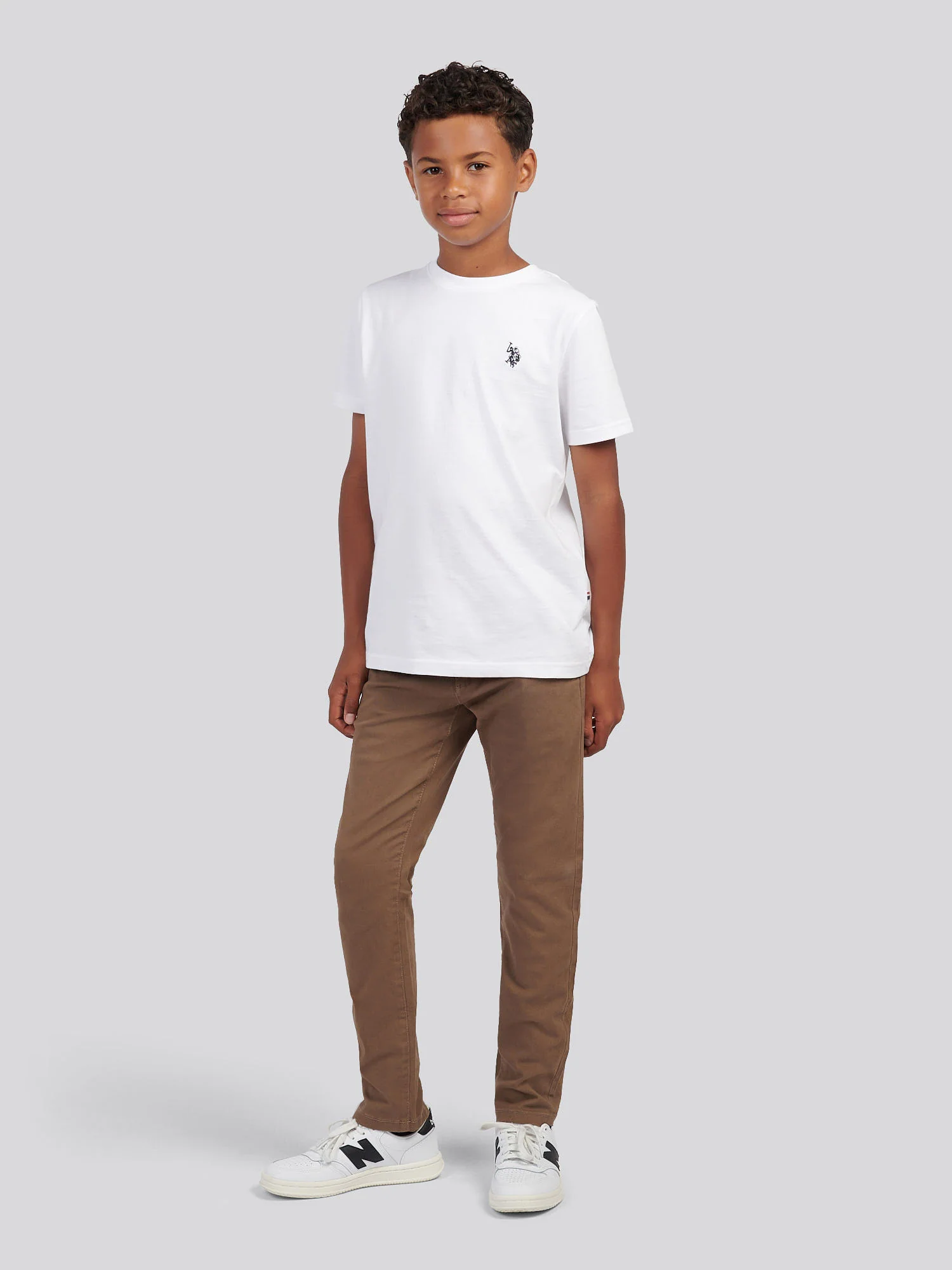 Boys Classic Chino in Shitake - Image 3