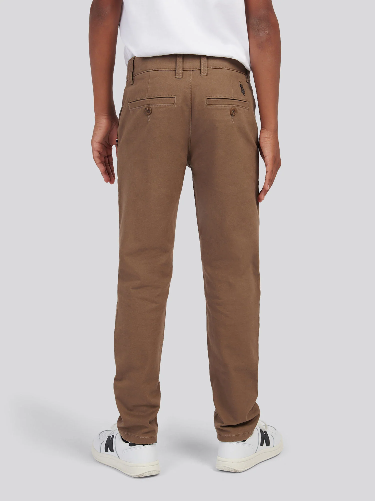 Boys Classic Chino in Shitake - Image 4