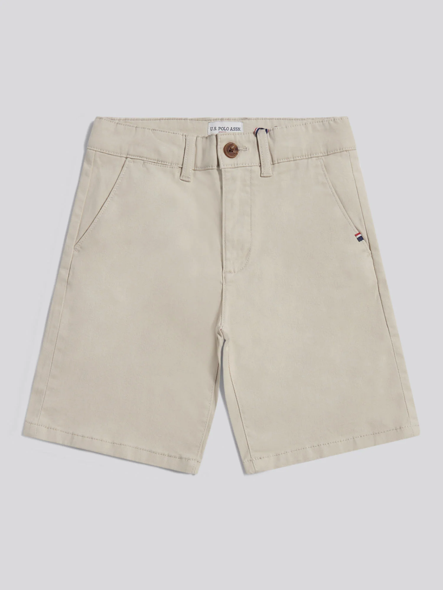 Boys Classic Chino Short Beige - Image 6