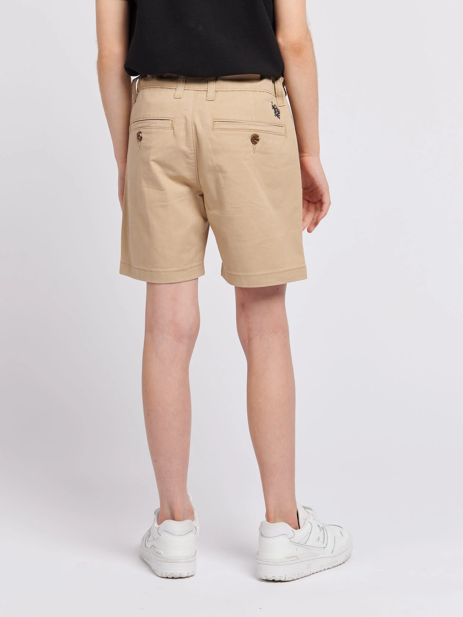 Boys Classic Chino Shorts in Cornstalk - Image 4