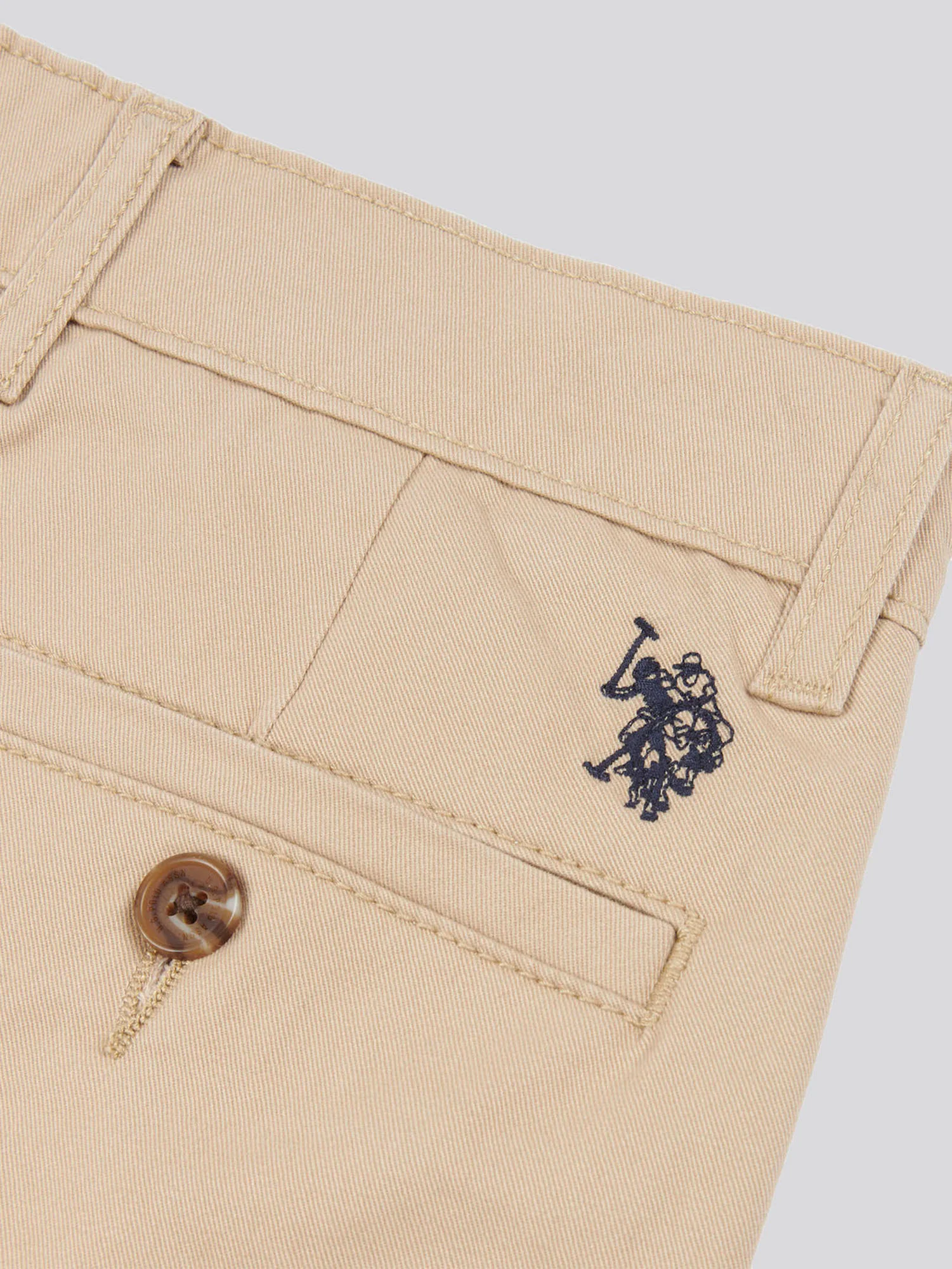 Boys Classic Chino Shorts in Cornstalk - Image 8