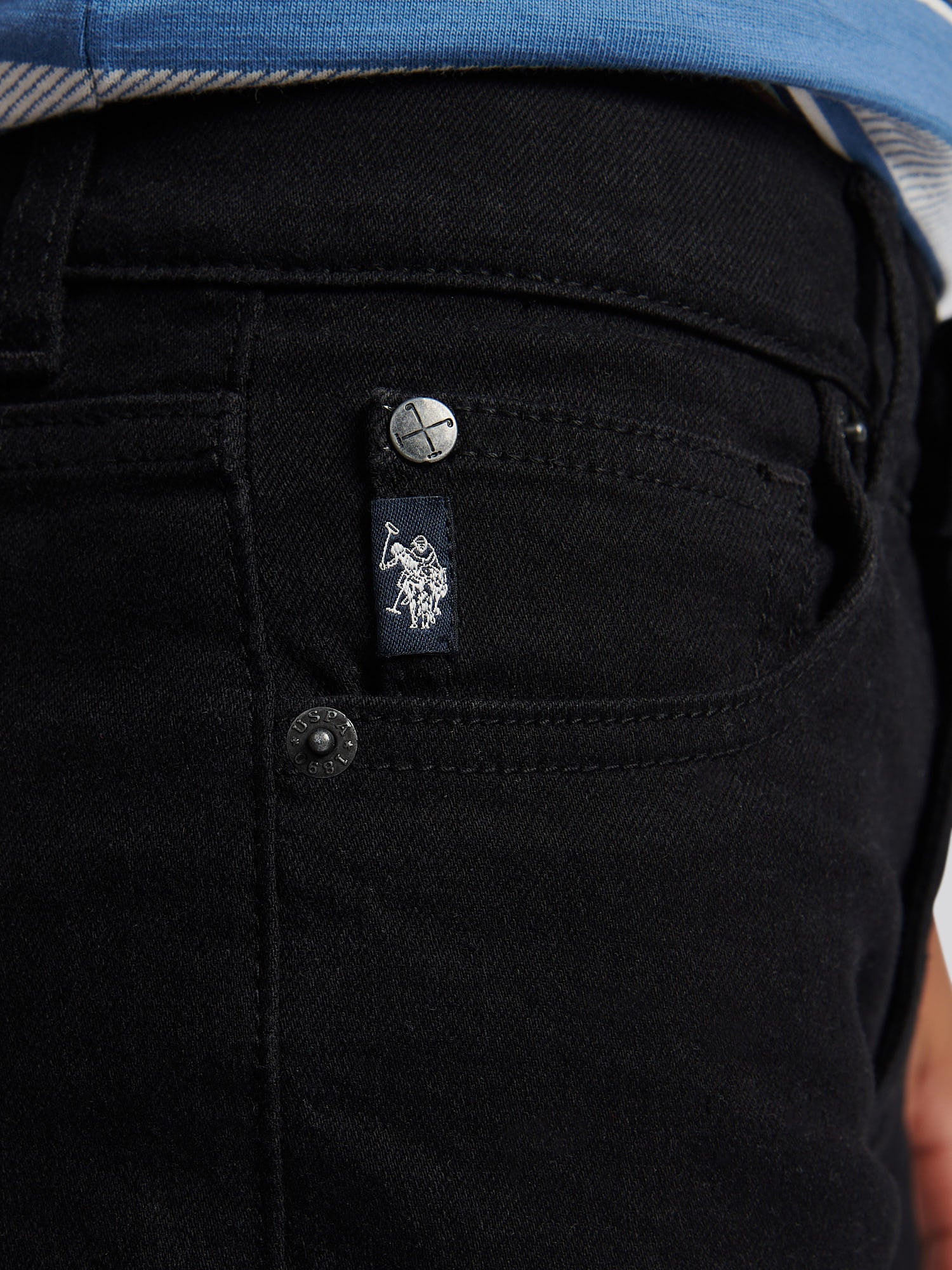 Boys Classic Fit Jean in Black Wash - Image 2