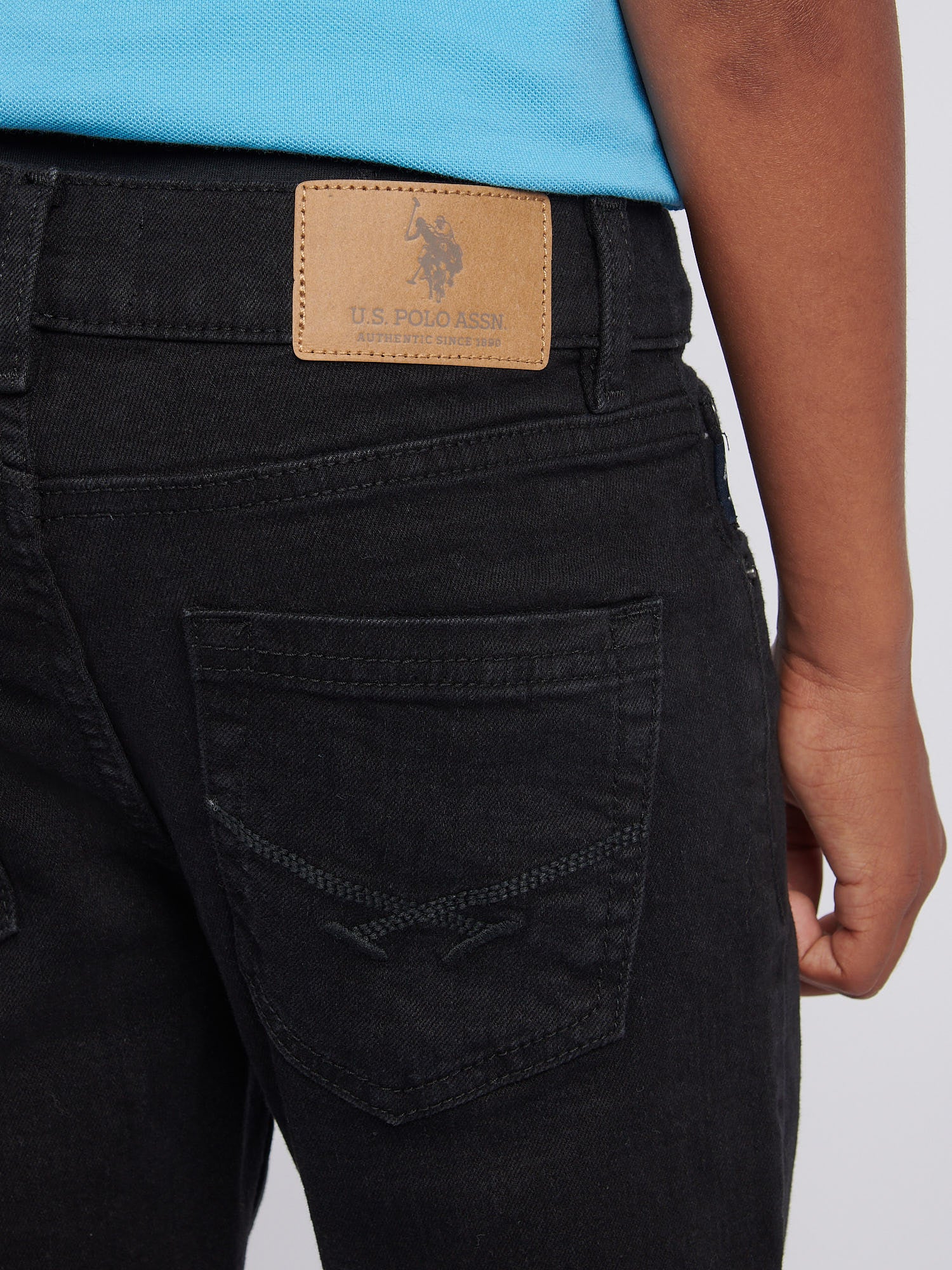 Boys Classic Fit Jean in Black Wash - Image 2