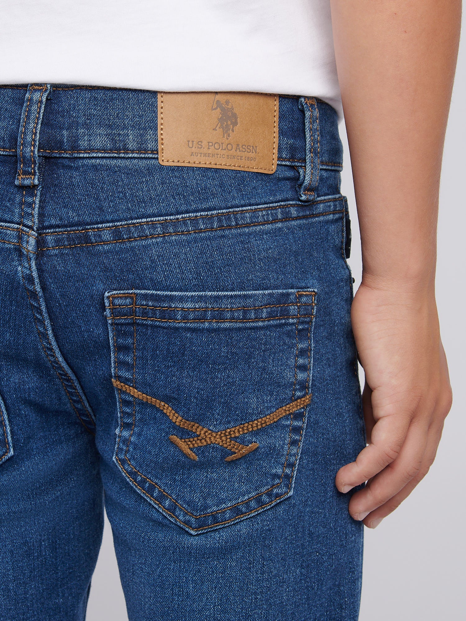 Boys Classic Fit Jean in Dark Wash - Image 2