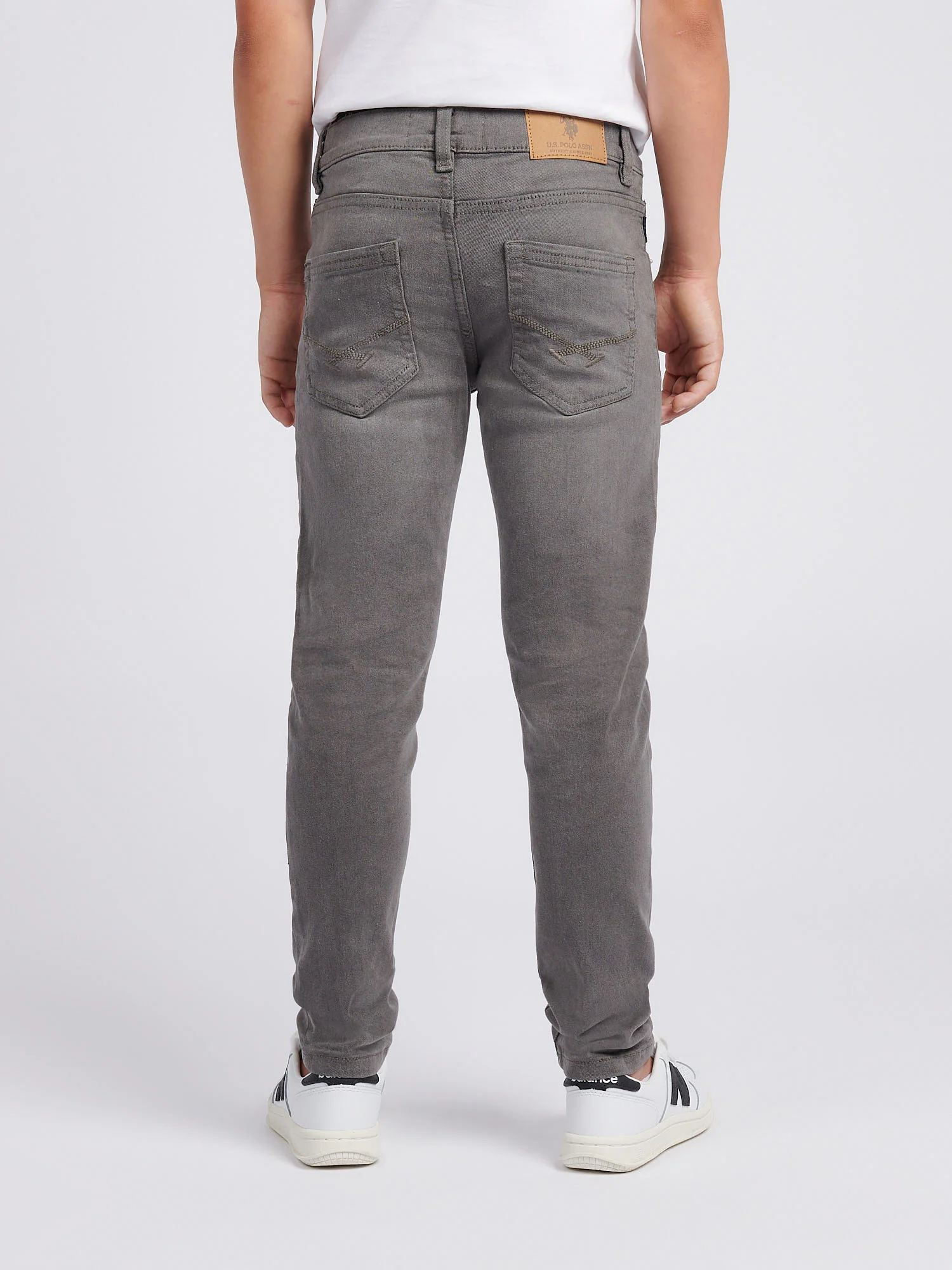 Boys Classic Fit Jean in Grey Wash - Image 4