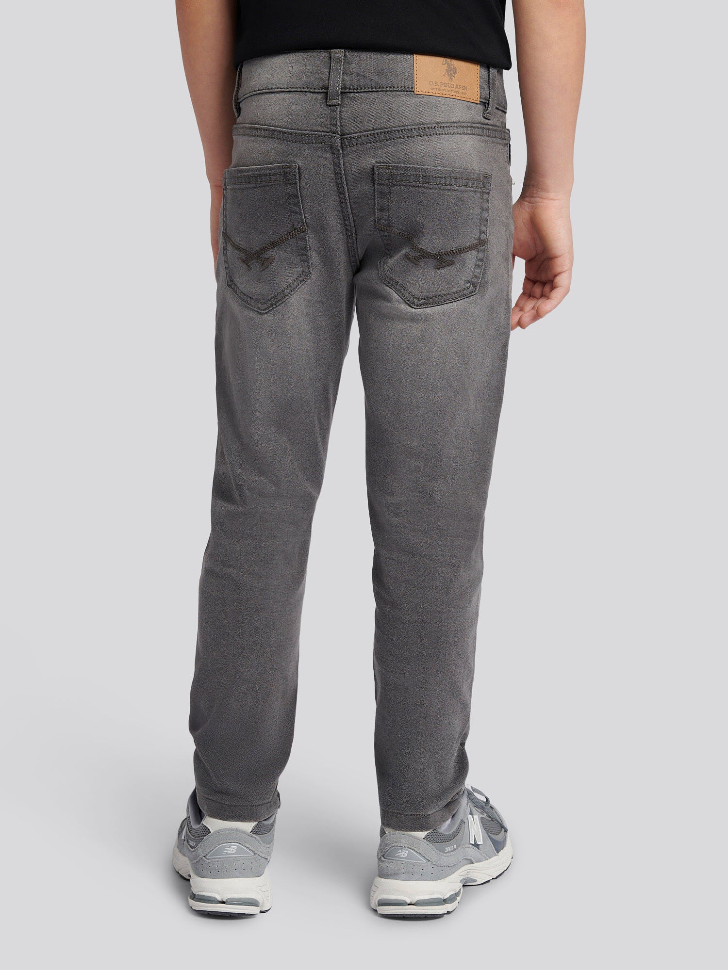 Boys Classic Fit Jean in Grey Wash - Image 4