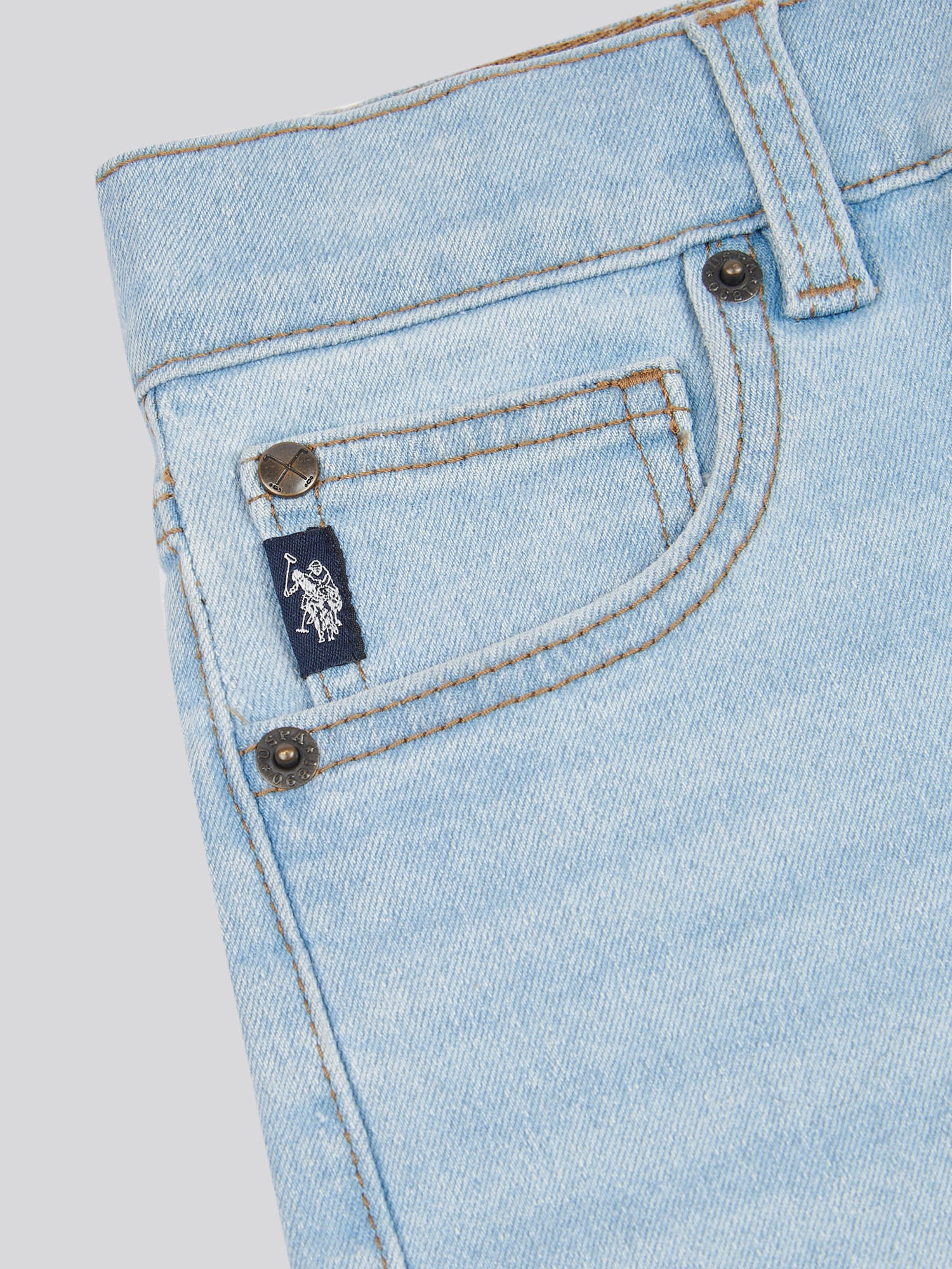 Boys Classic Fit Jean in Mid Wash - Image 9