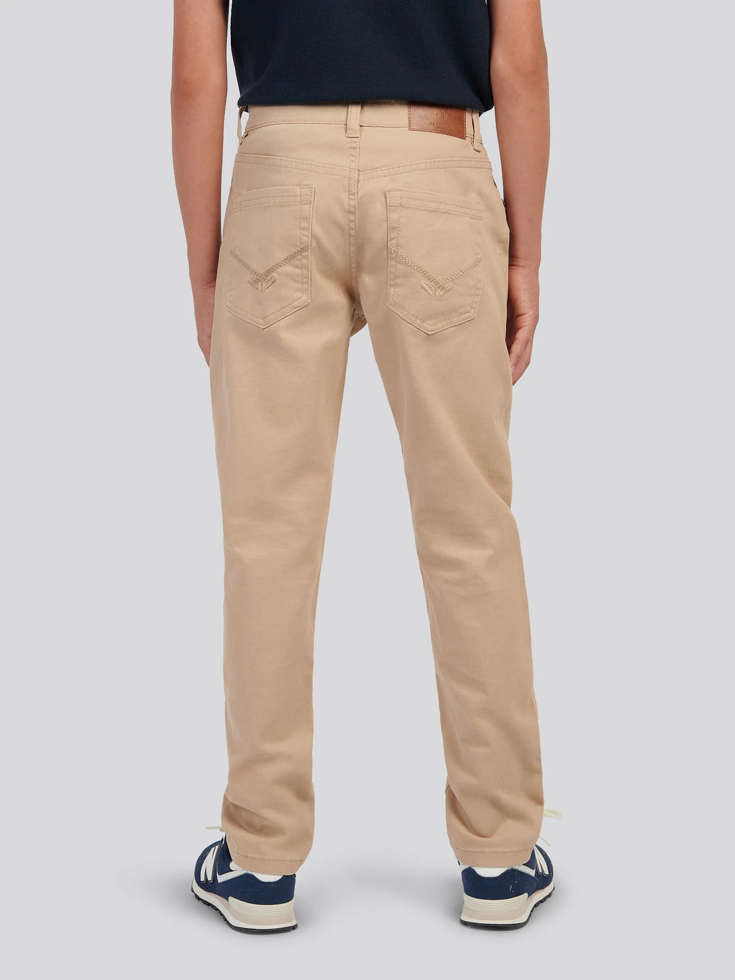Boys Core 5 Pocket Trouser in Cornstalk - Image 4