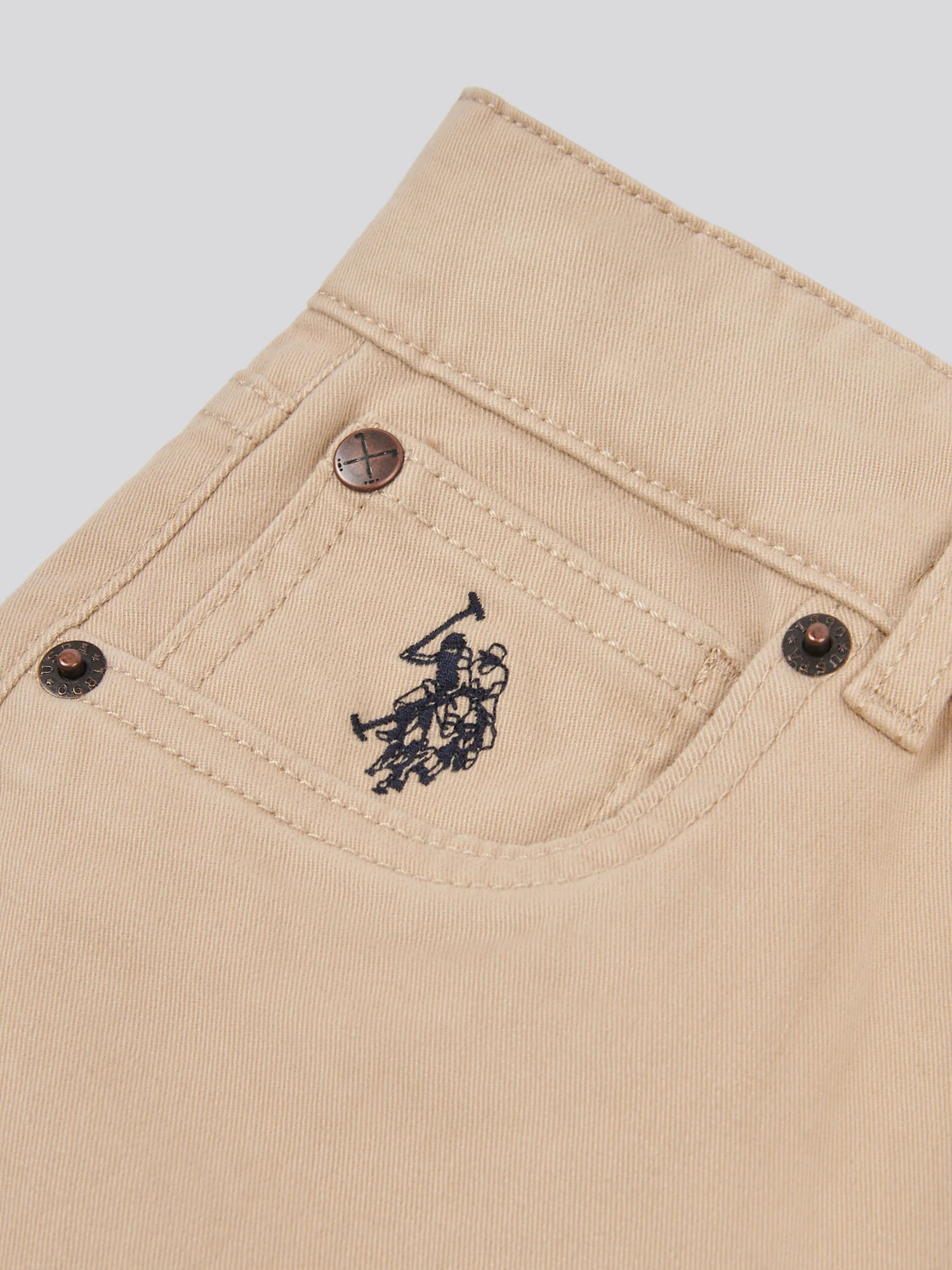 Boys Core 5 Pocket Trouser in Cornstalk - Image 8