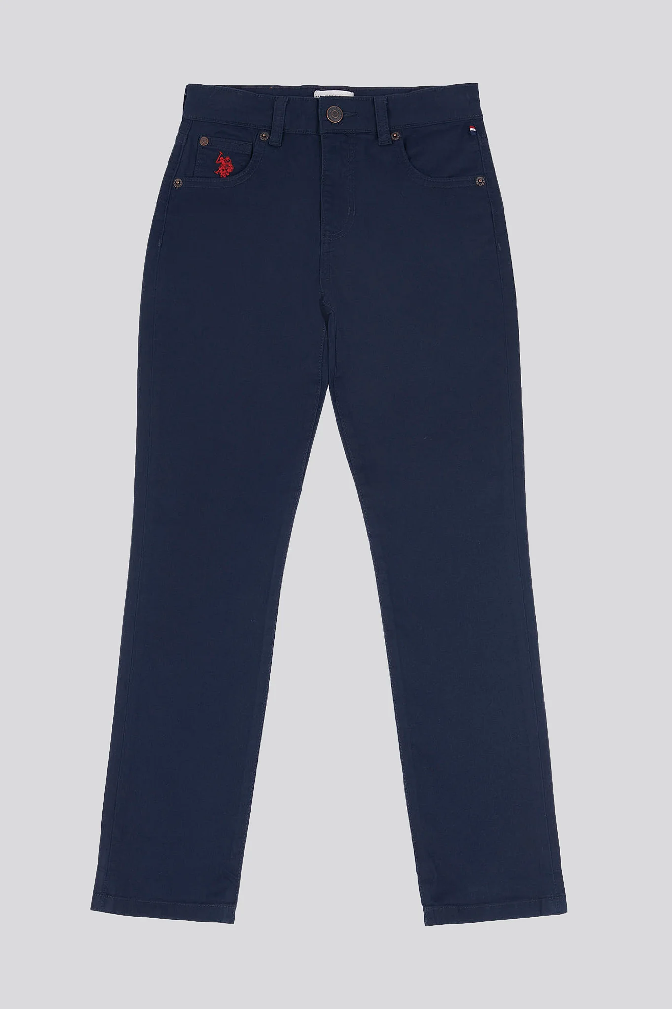 Boys Core 5 Pocket Trouser in Dark Sapphire Navy / Moonlight Blue DHM - Image 6