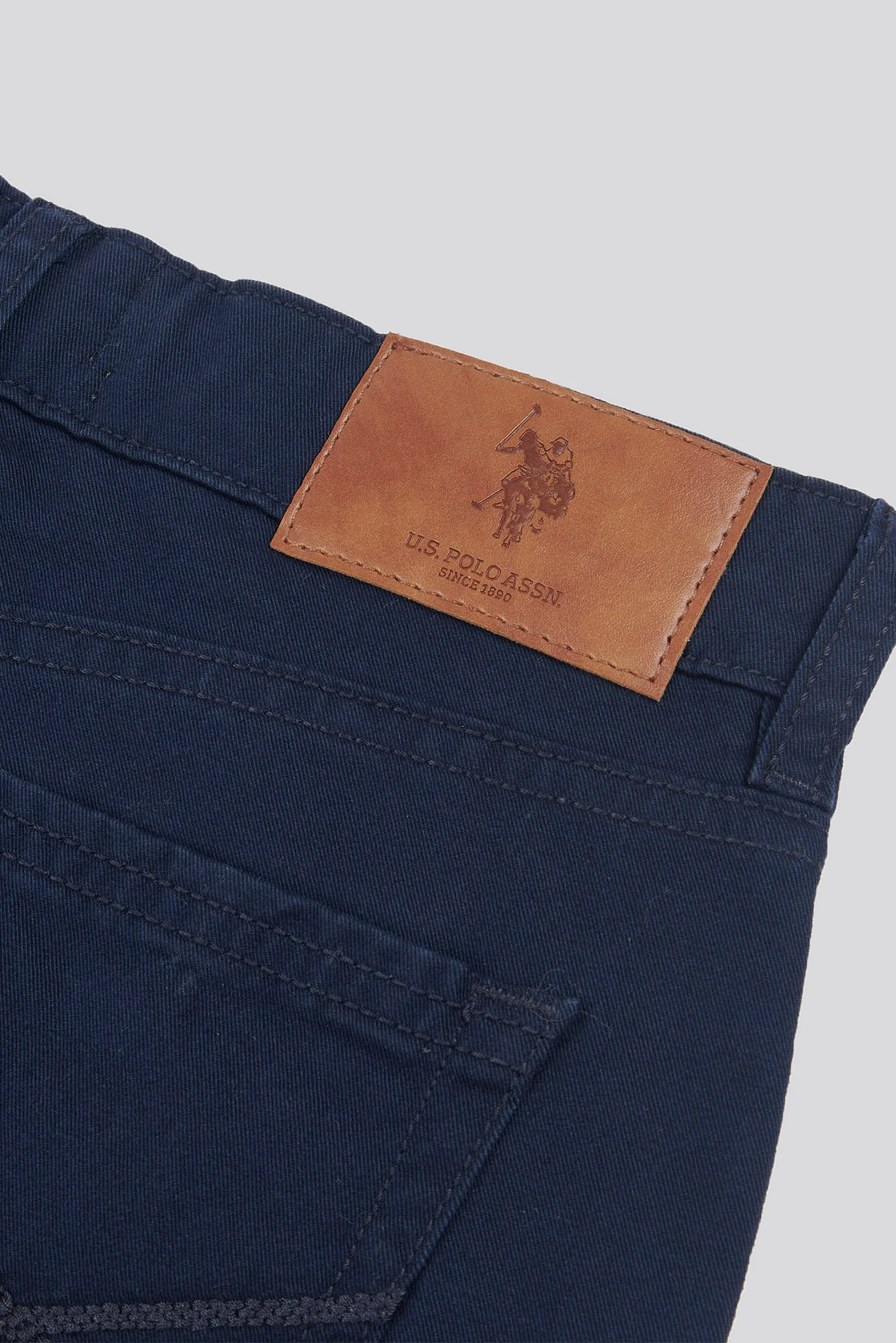 Boys Core 5 Pocket Trouser in Dark Sapphire Navy / Moonlight Blue DHM - Image 8