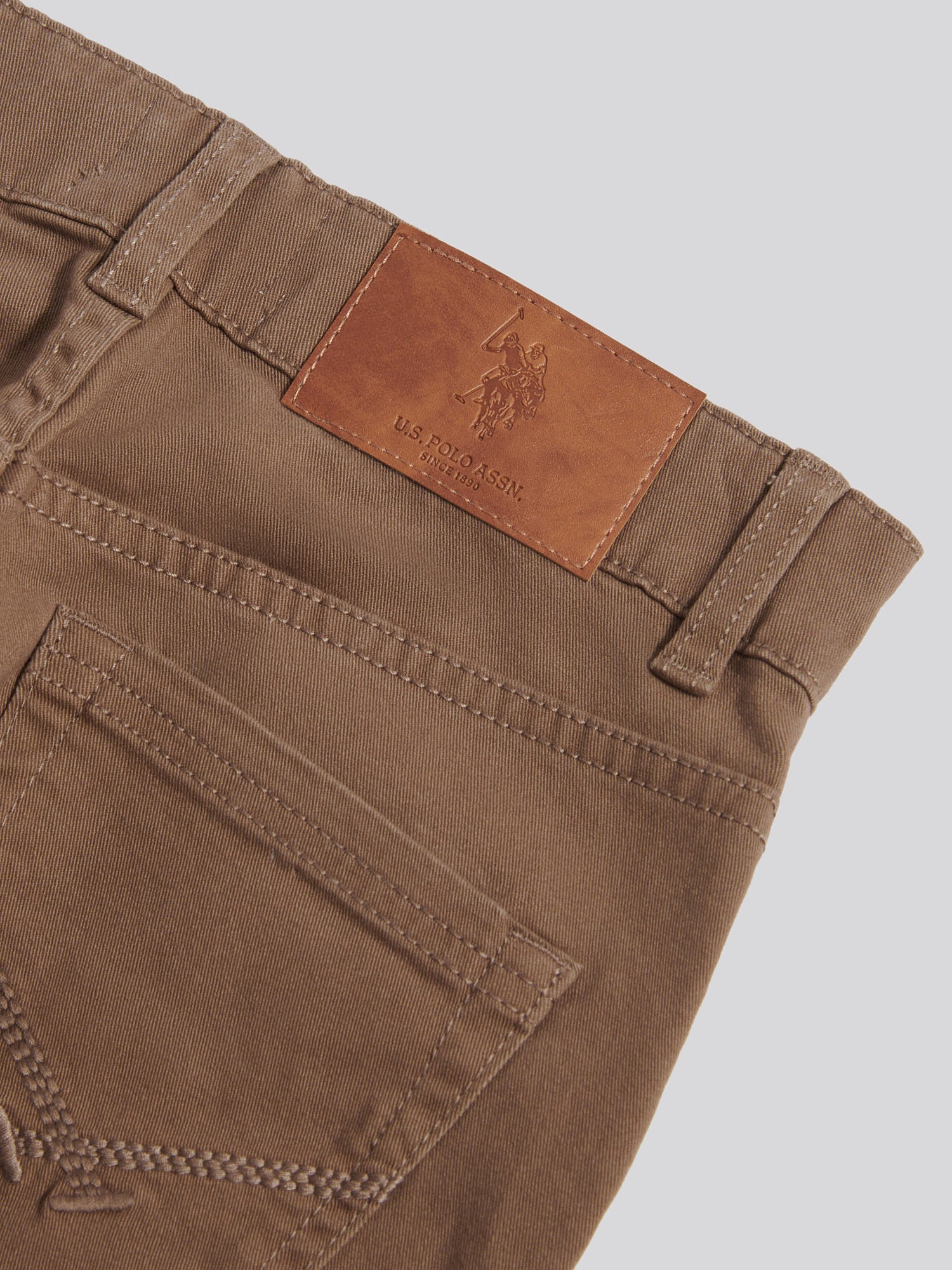 Boys Core 5 Pocket Trouser in Shitake - Image 10