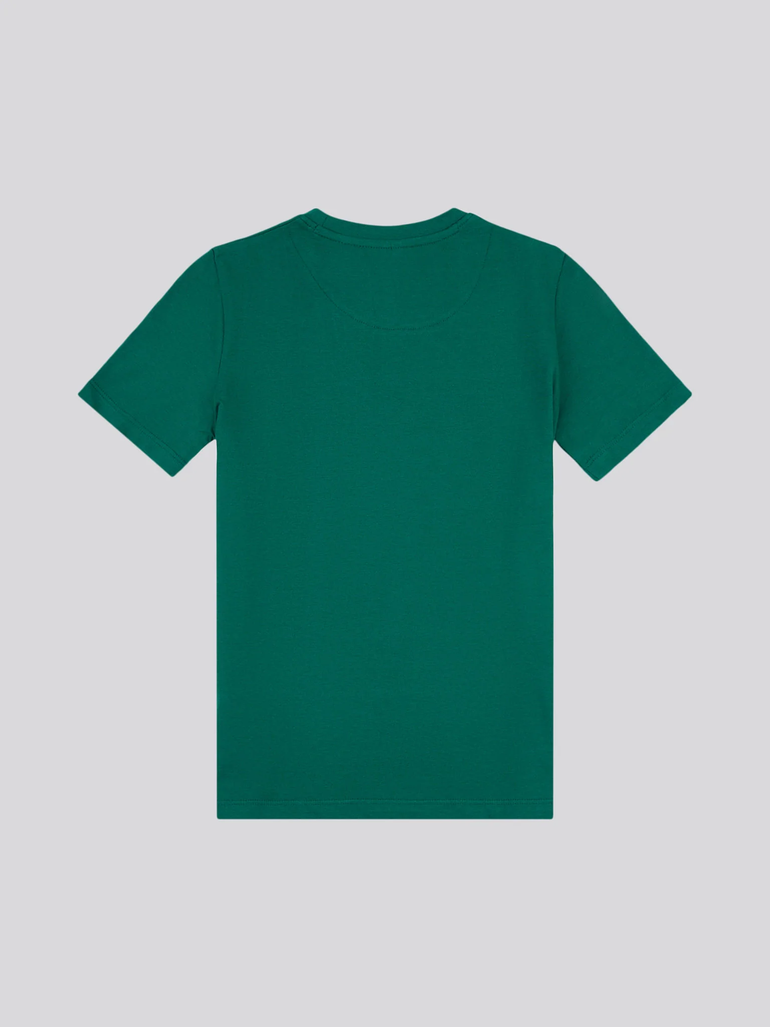 Boys Crest Graphic T-Shirt in Rain Forest - Image 6