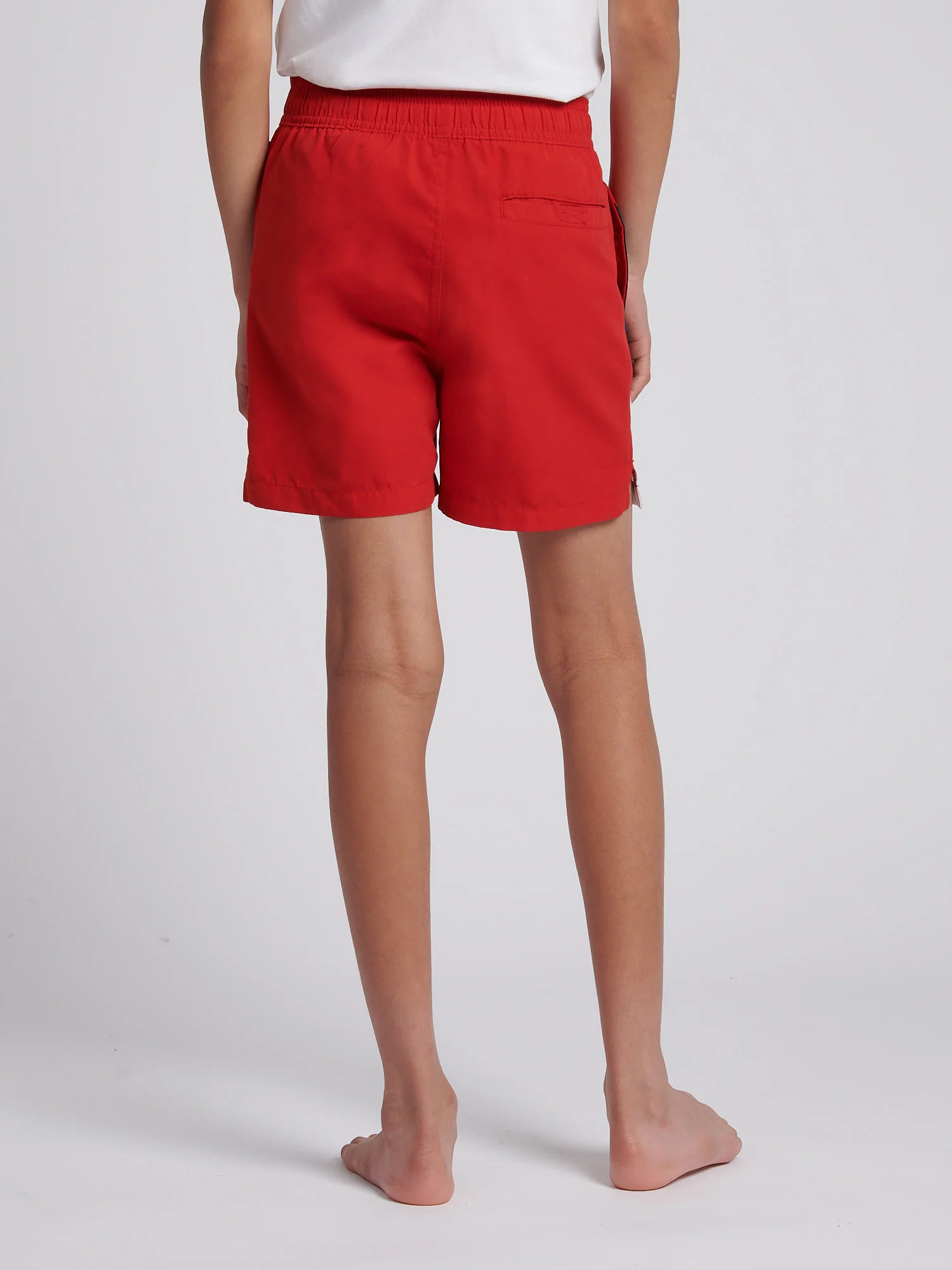 Boys Cut & Sew Swim Short Navy Blue - Image 4