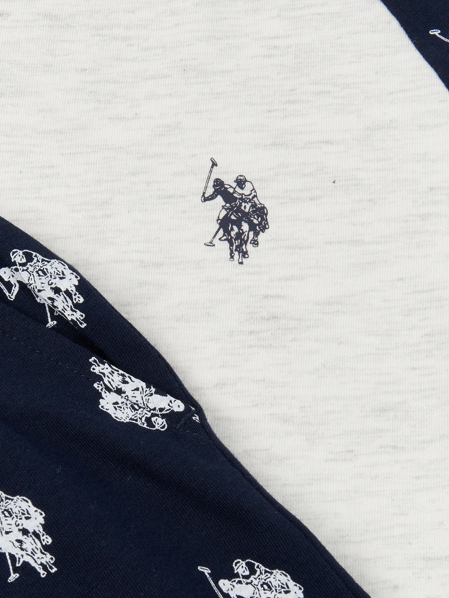 Boys DHM Tee And Trouser Set in Navy Blue - Image 8