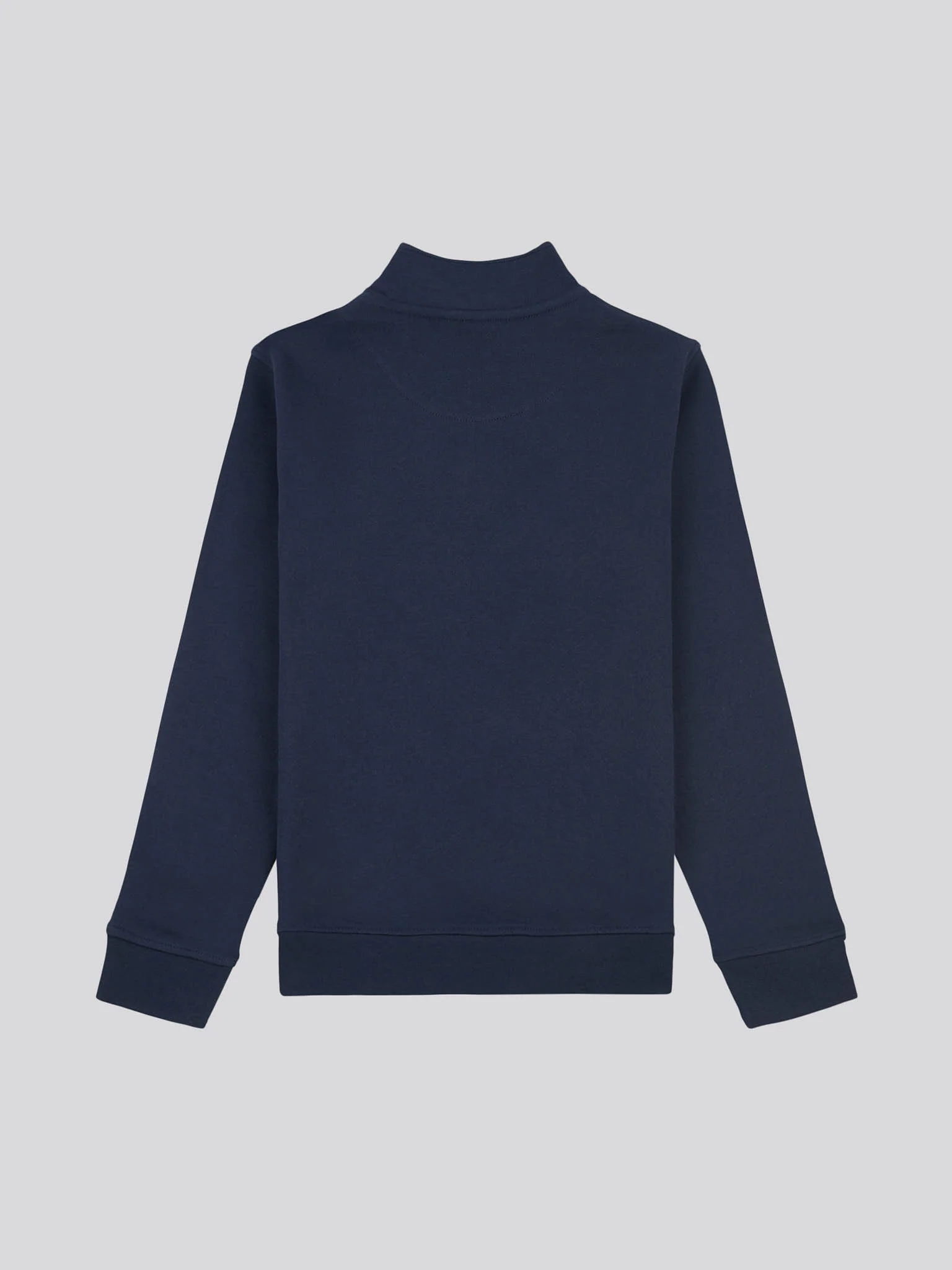Boys Double Horsemen 1/4 Zip in Dark Sapphire Navy / Haute Red DHM - Image 6