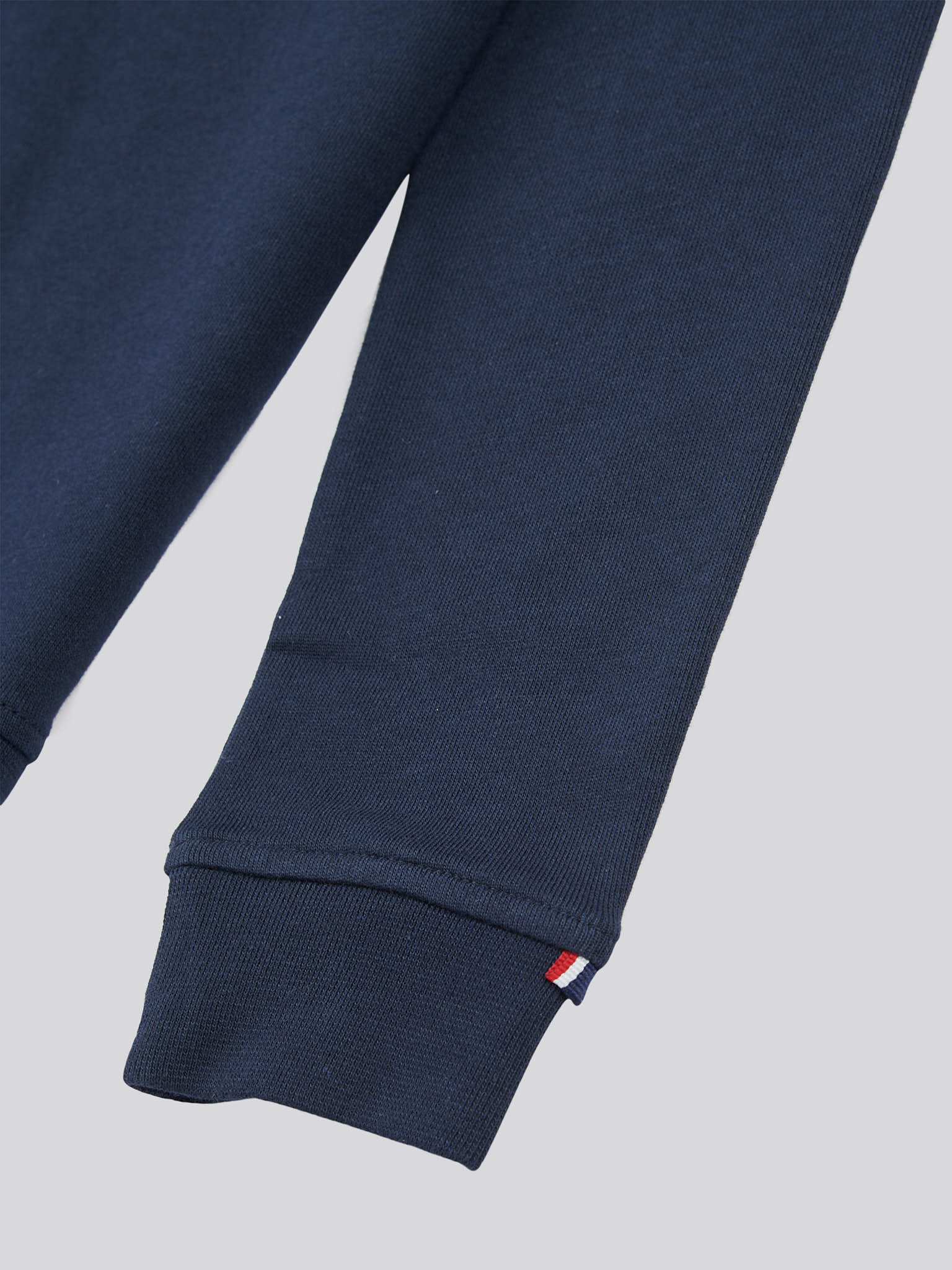 Boys Double Horsemen 1/4 Zip in Dark Sapphire Navy / Haute Red DHM - Image 8