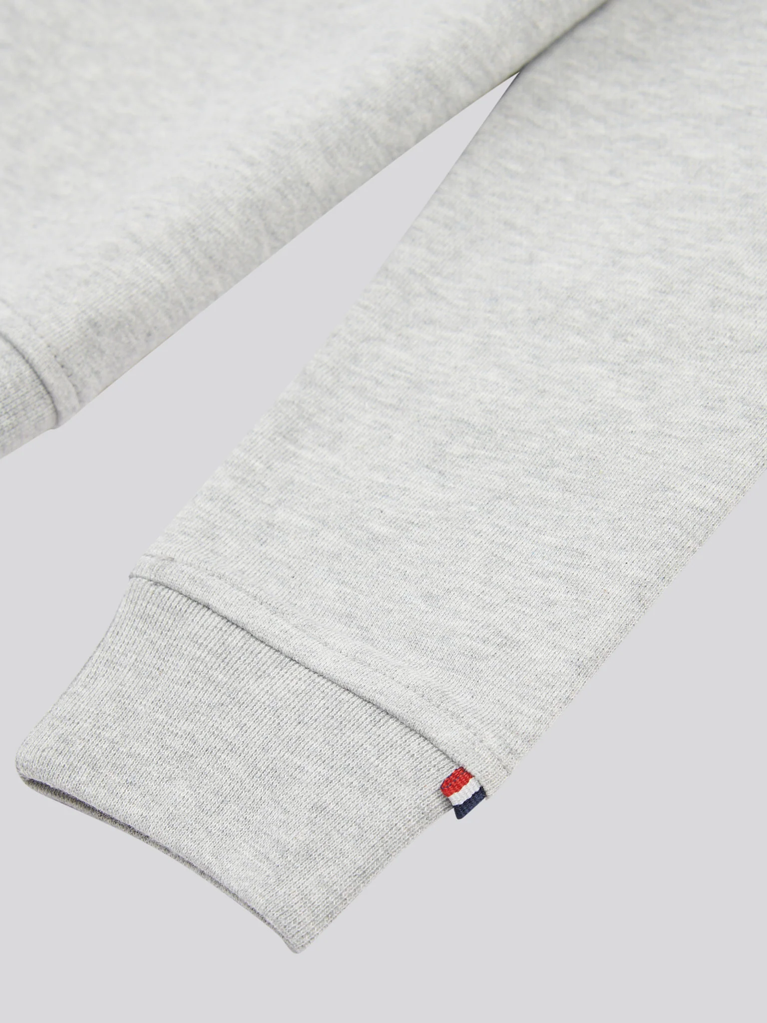 Boys Double Horsemen 1/4 Zip in Mid Grey Marl - Image 8