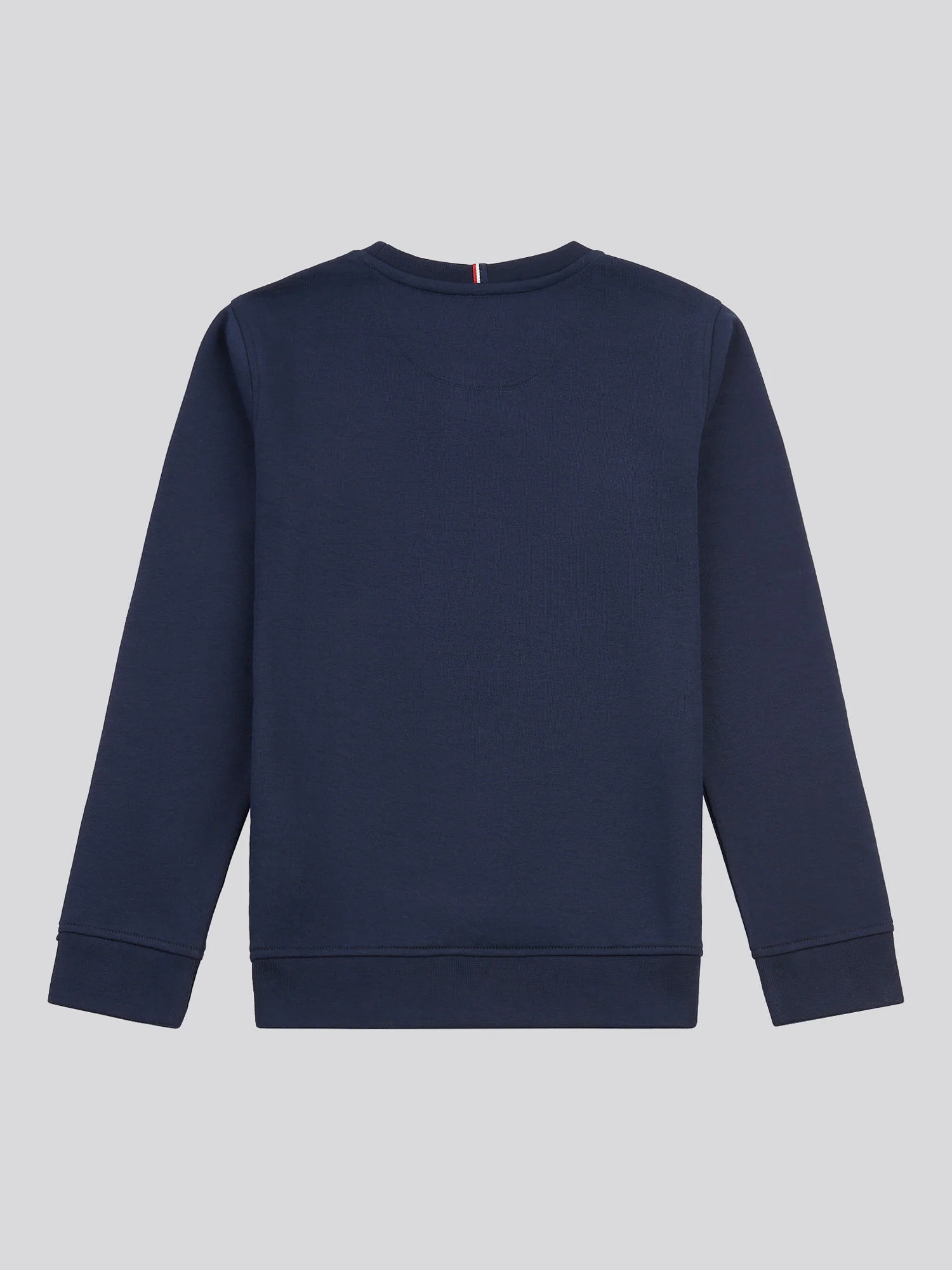 Boys Double Horsemen Crew in Dark Sapphire Navy / Haute Red DHM - Image 7