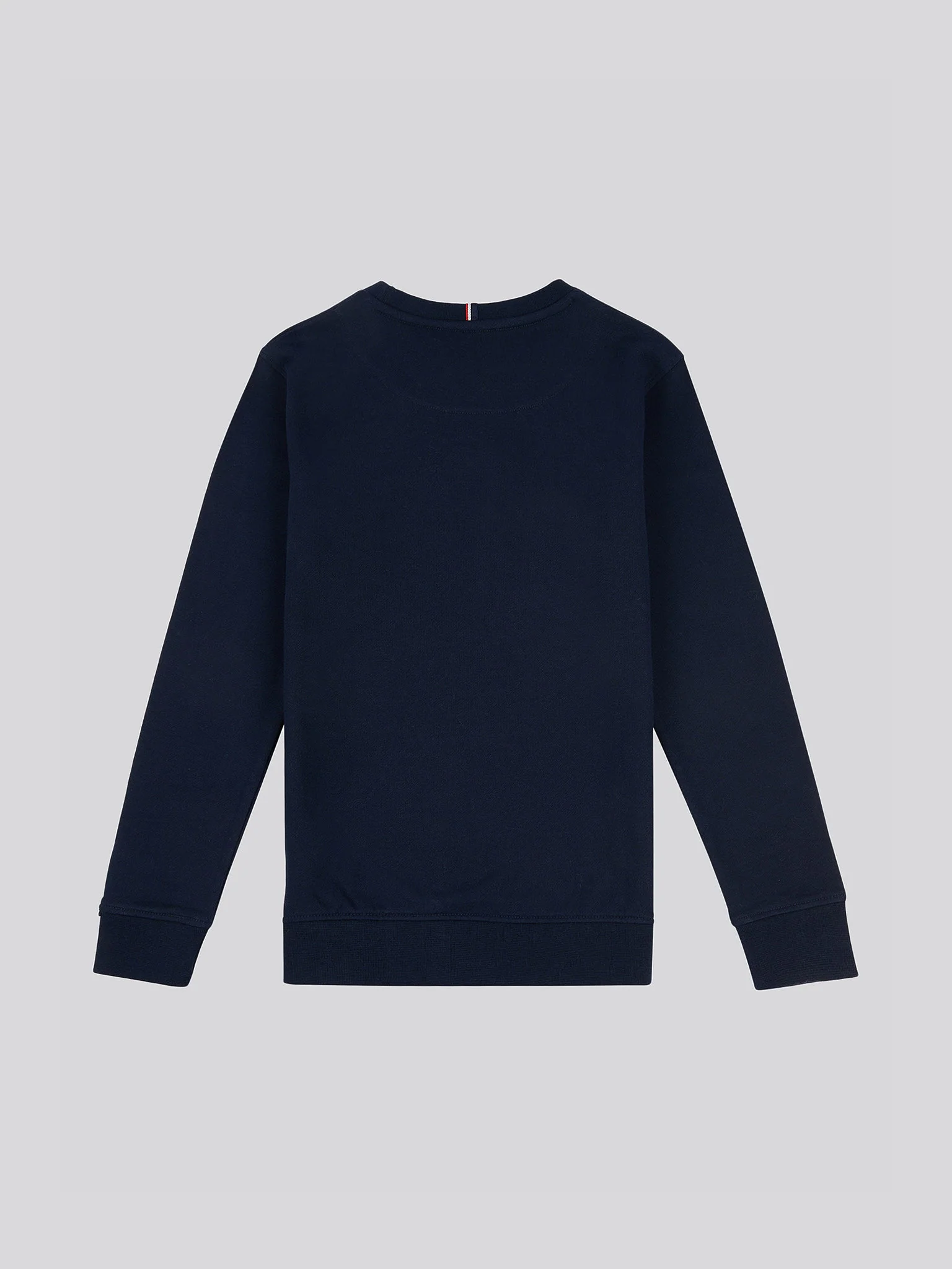 Boys Double Horsemen Crew in Dark Sapphire Navy / Haute Red DHM - Image 6