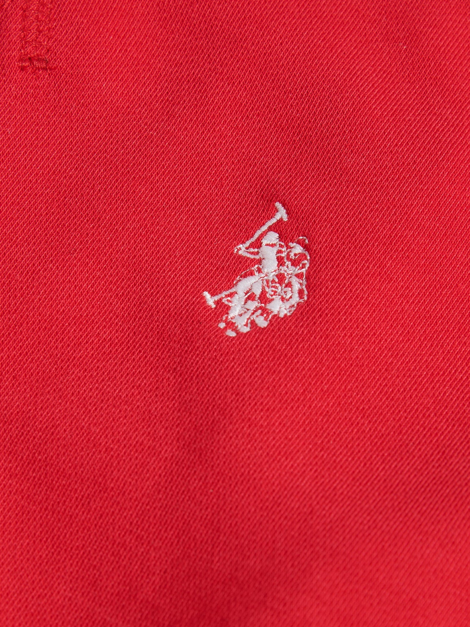 Boys Double Horsemen Crew in Haute Red - Image 8