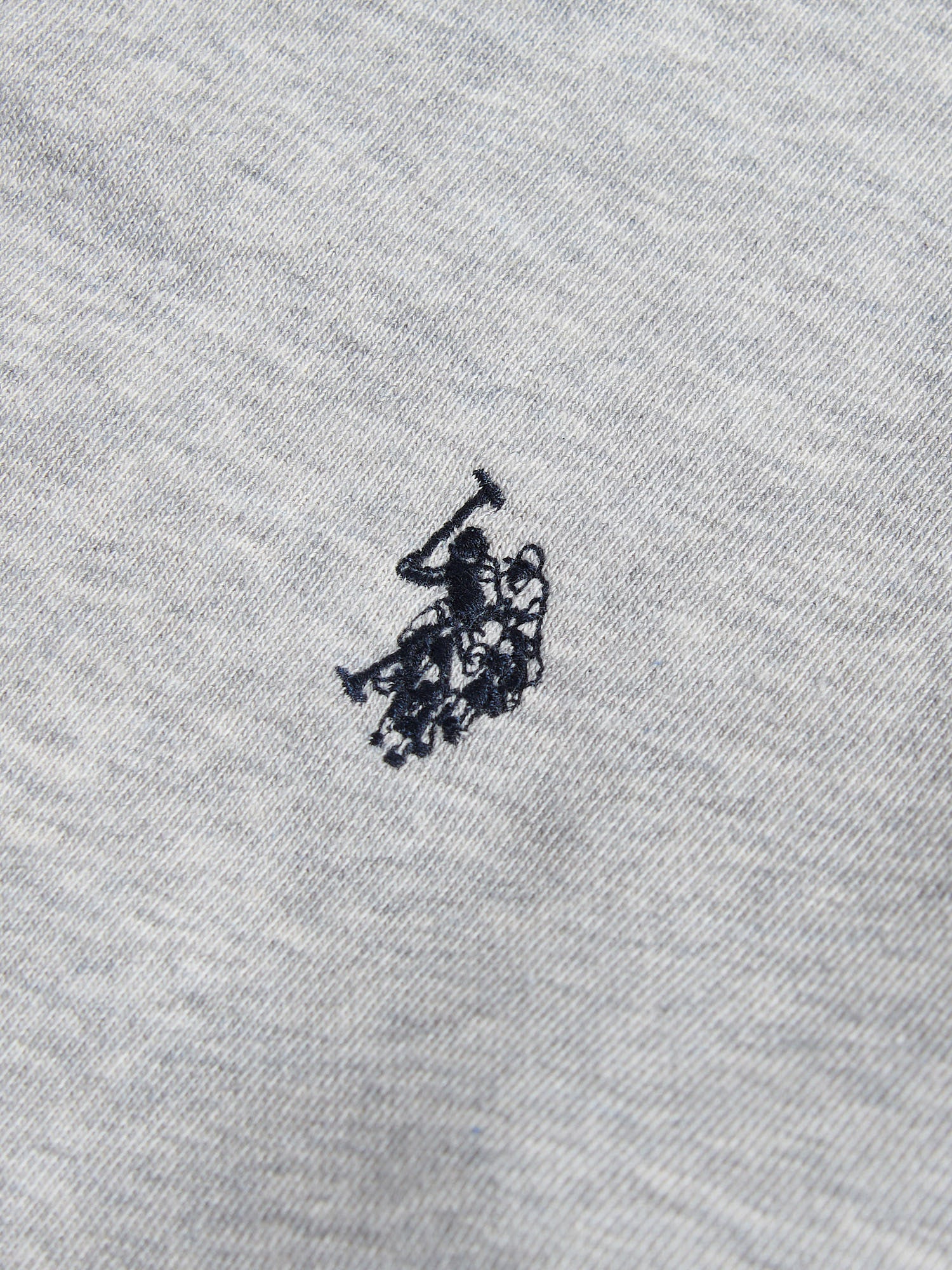Boys Double Horsemen Crew in Mid Grey Marl - Image 9