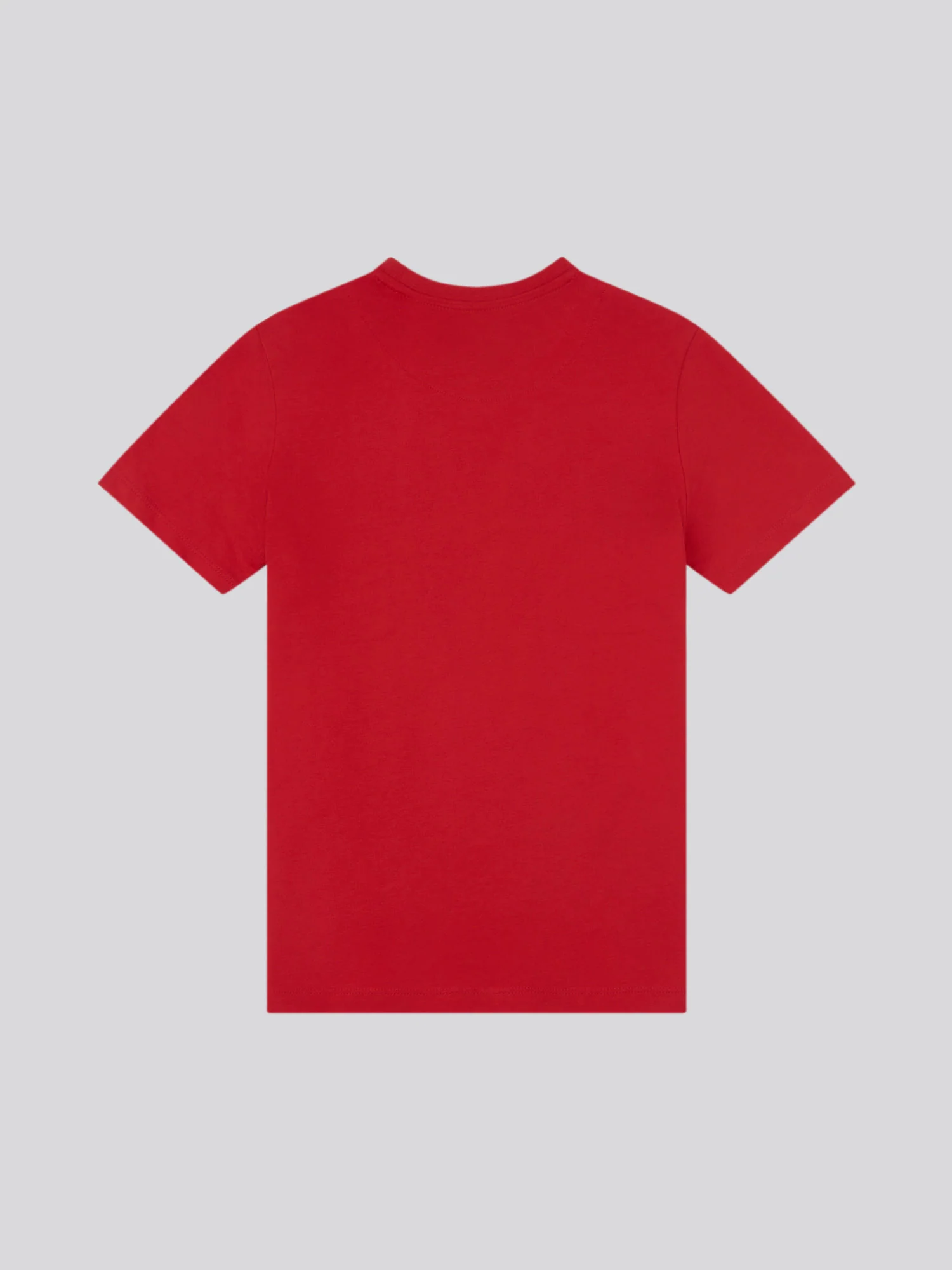 Boys Double Horsemen Graphic T-Shirt in Haute Red - Image 2