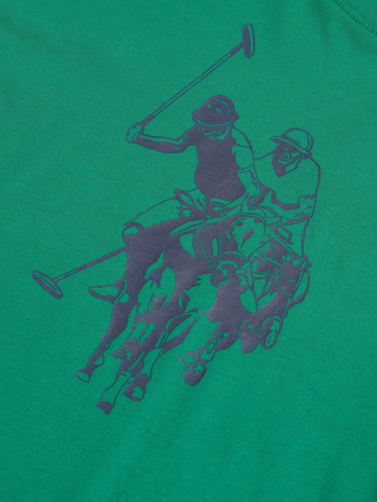 Boys Double Horsemen Graphic T-Shirt in Lush Meadow - Image 9
