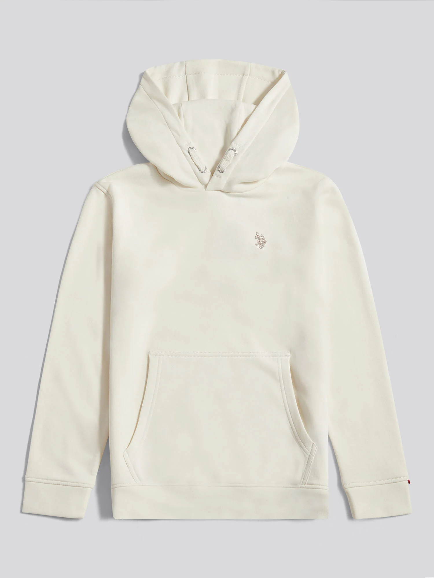 Boys Double Horsemen Hoodie Whisper White - Image 7
