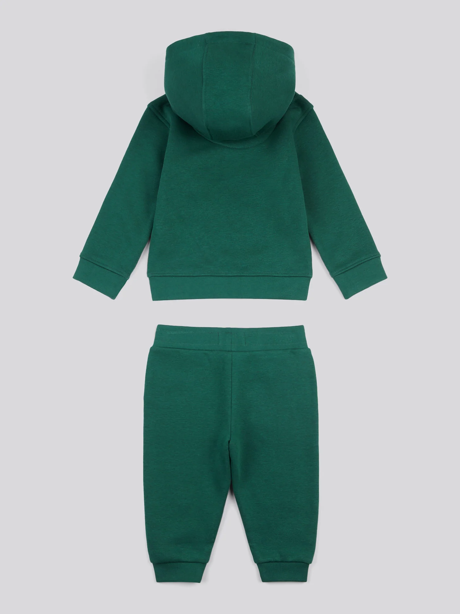 Boys Double Horsemen Hoodie & Jogger Set in Rain Forest - Image 12