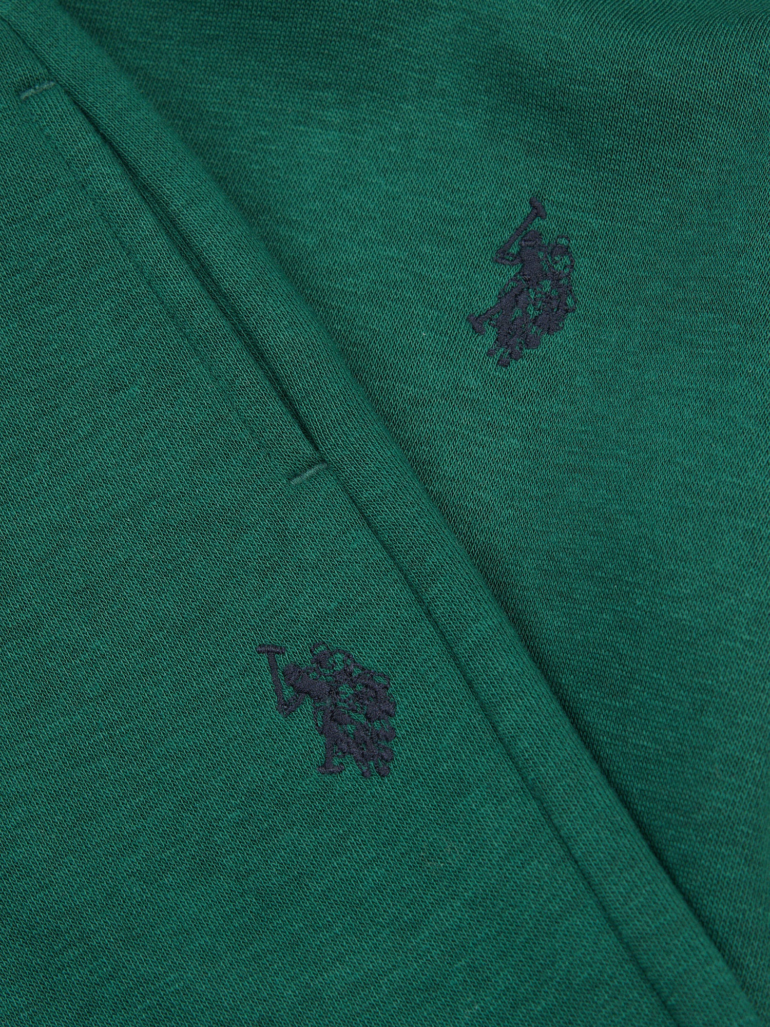 Boys Double Horsemen Hoodie & Jogger Set in Rain Forest - Image 13