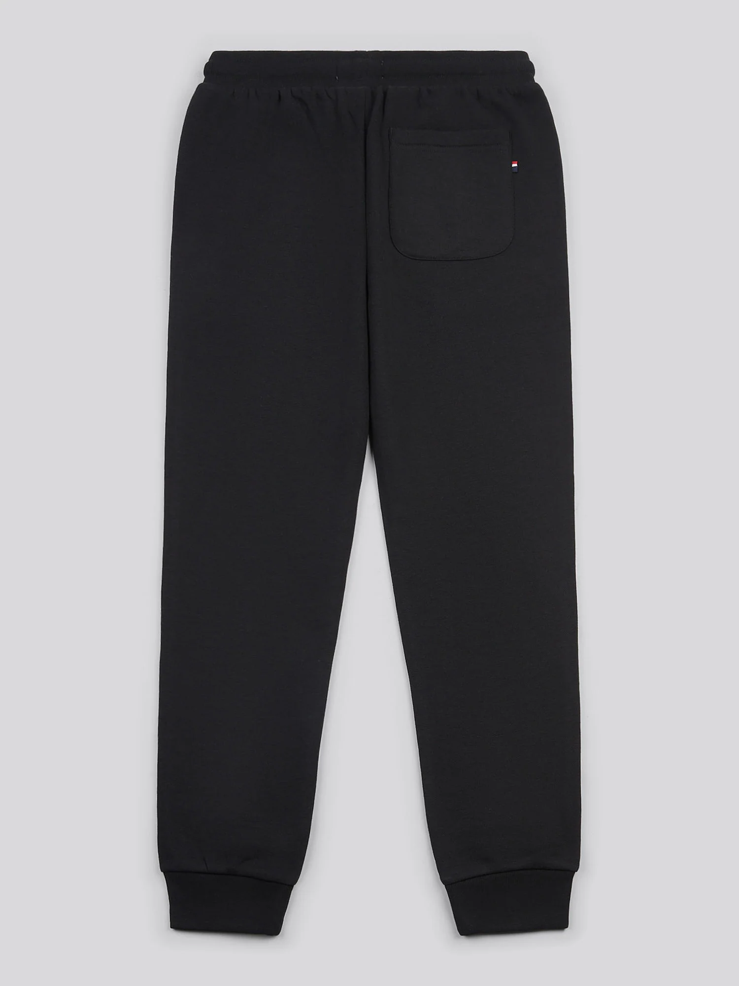 Boys Double Horsemen Jogger in Black Bright White DHM - Image 6