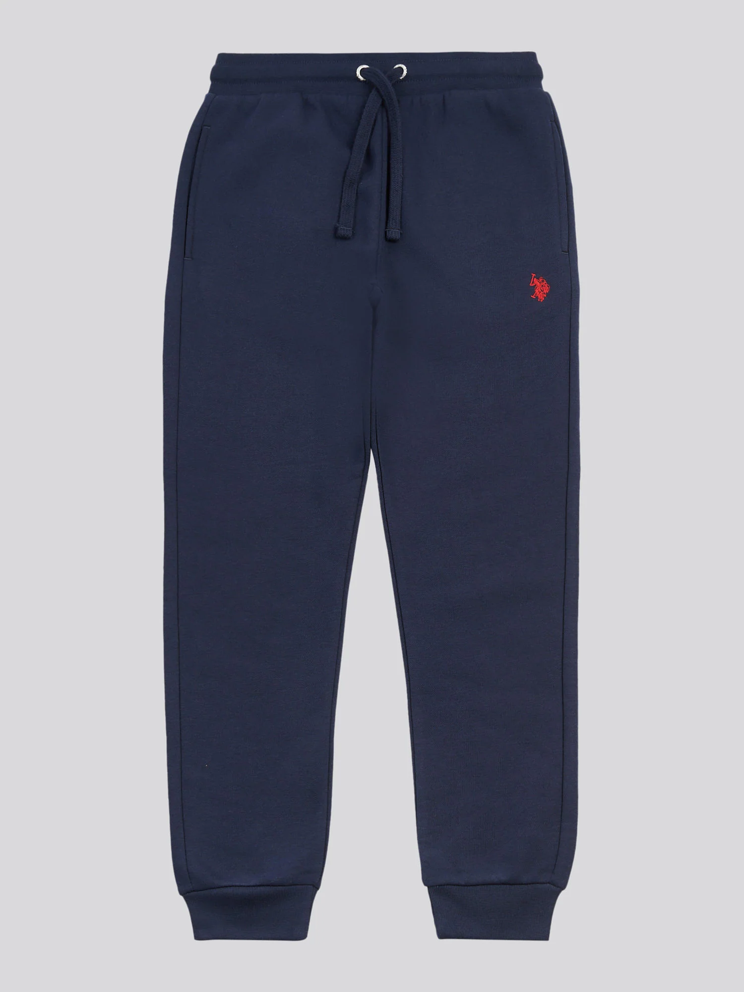Boys Double Horsemen Jogger in Dark Sapphire Navy / Haute Red DHM - Image 5