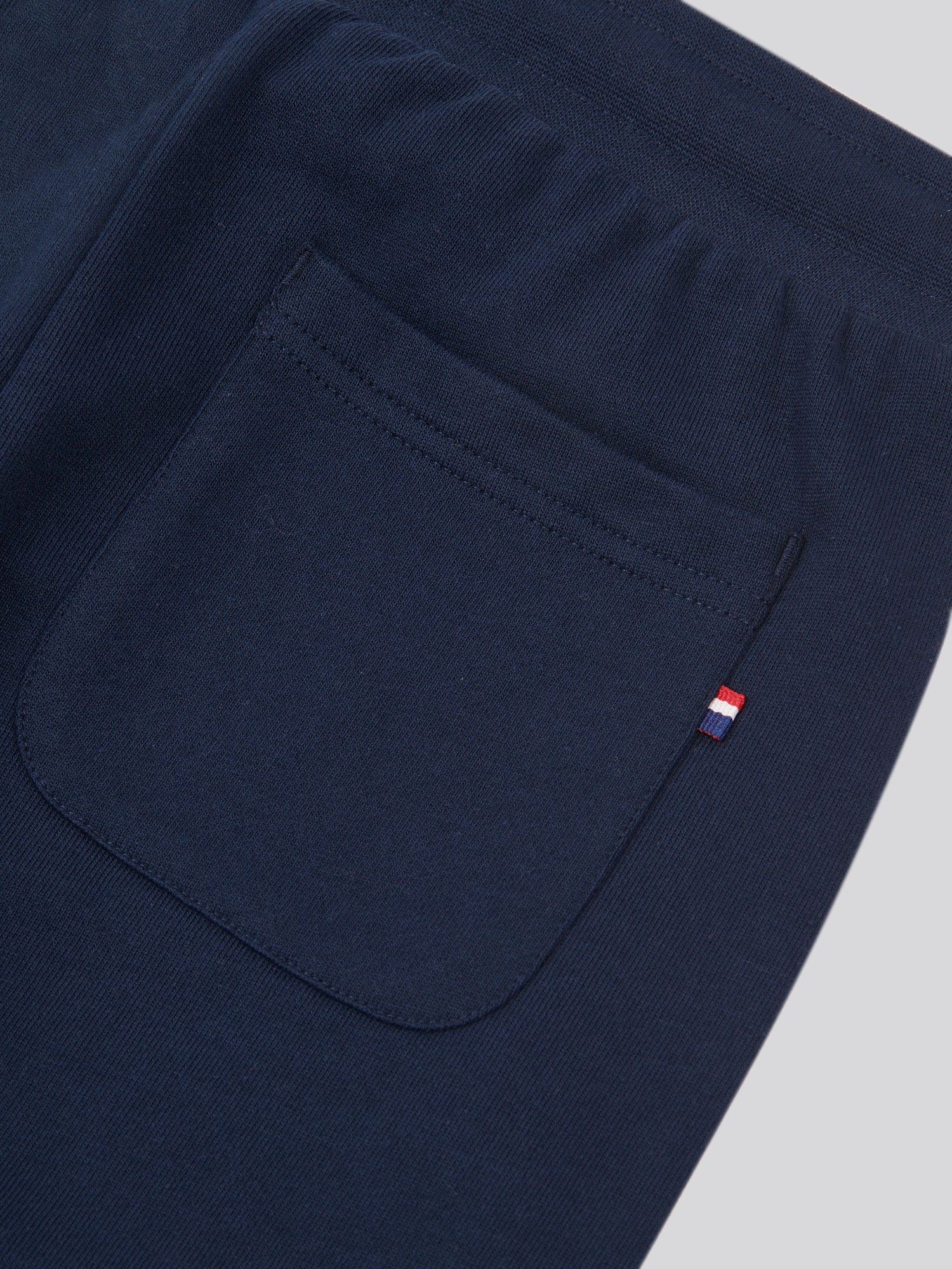 Boys Double Horsemen Jogger in Dark Sapphire Navy / Haute Red DHM - Image 8